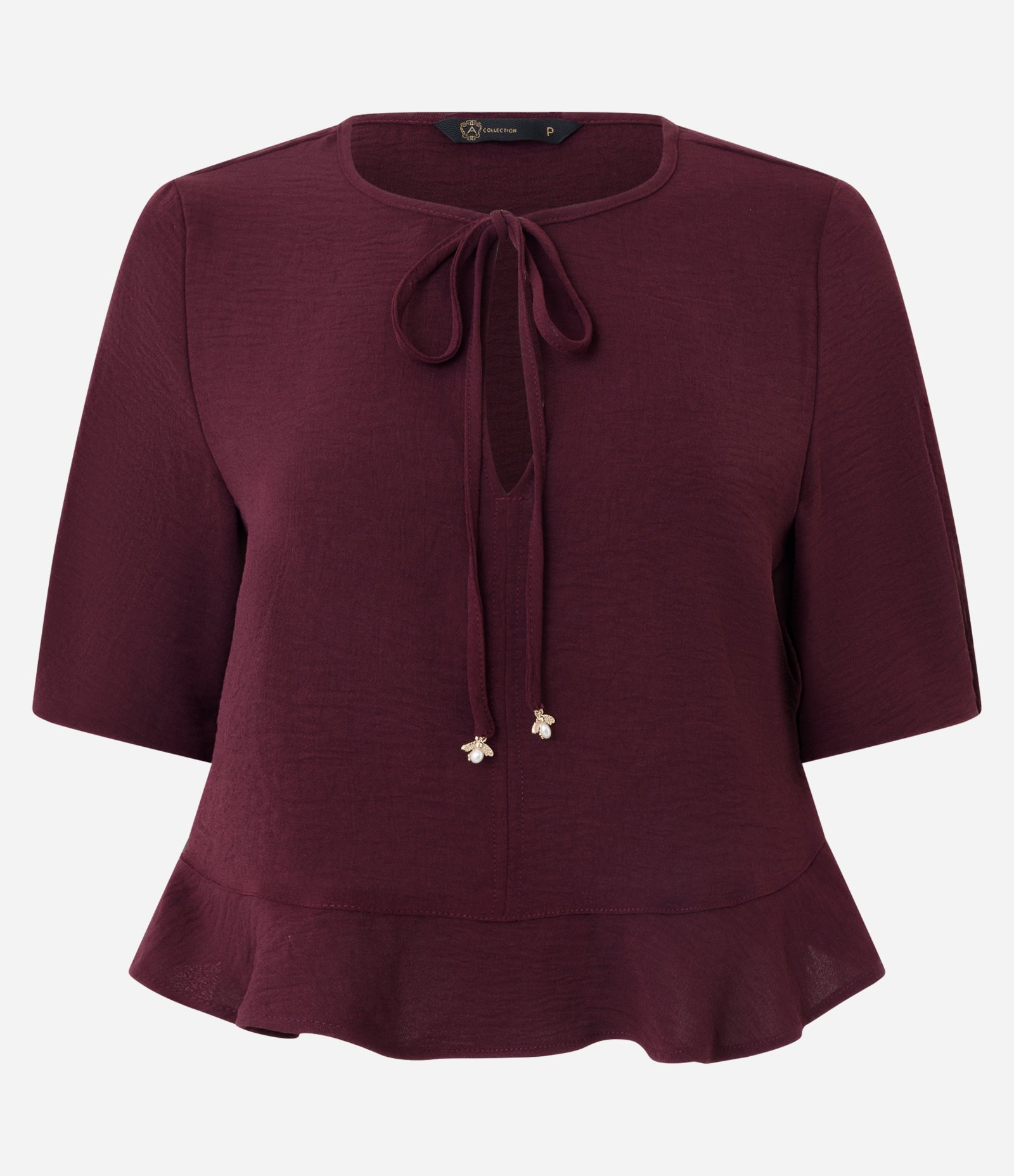 Blusa com Babados e Amarração Frontal Fig 5