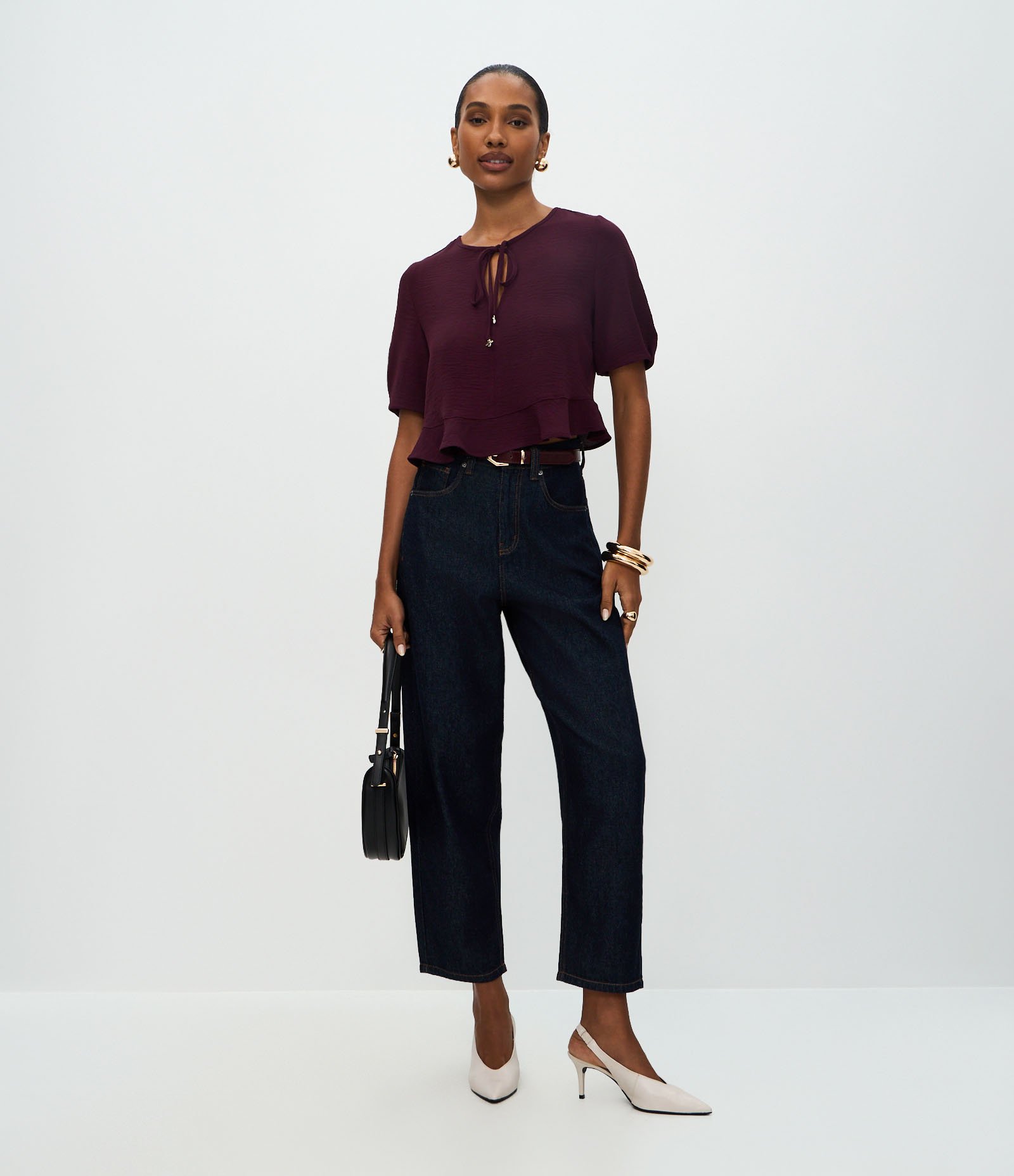 Blusa com Babados e Amarração Frontal Fig 2