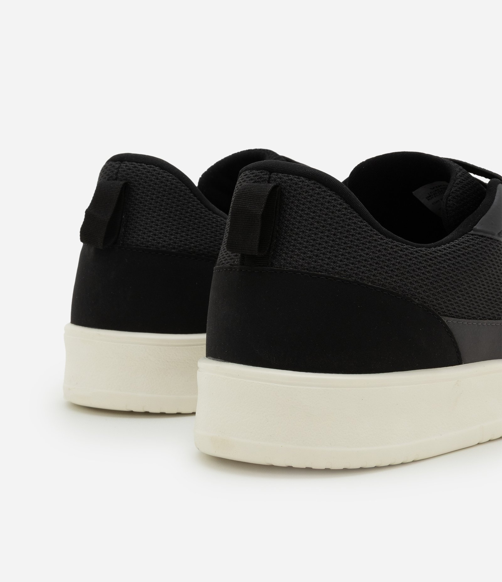 Tênis Knit Casual com Recortes e Sola EVA Preto 5