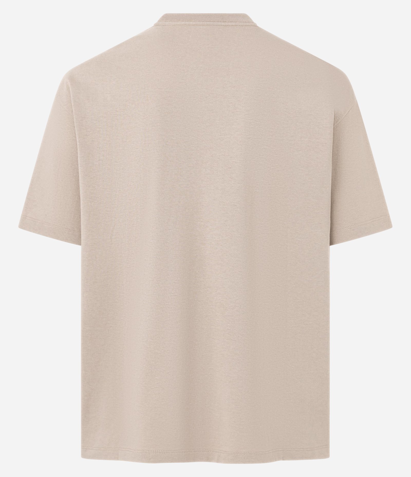 Camiseta Relaxed em Algodão com Estampa Localizada Soleil Spirit Bege 2