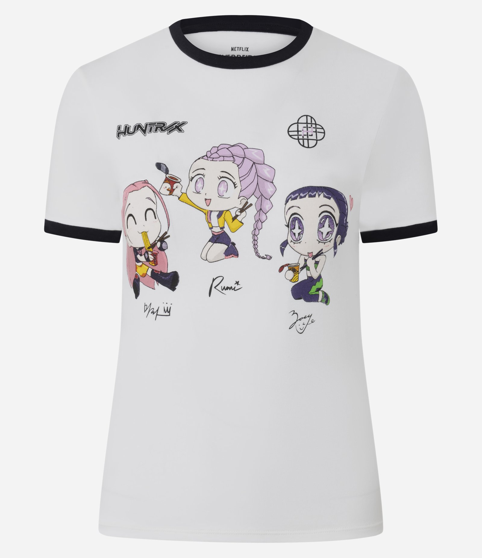 Camiseta New T-shirt em Algodão Hantrix Guerreiras do K-Pop Branco 4