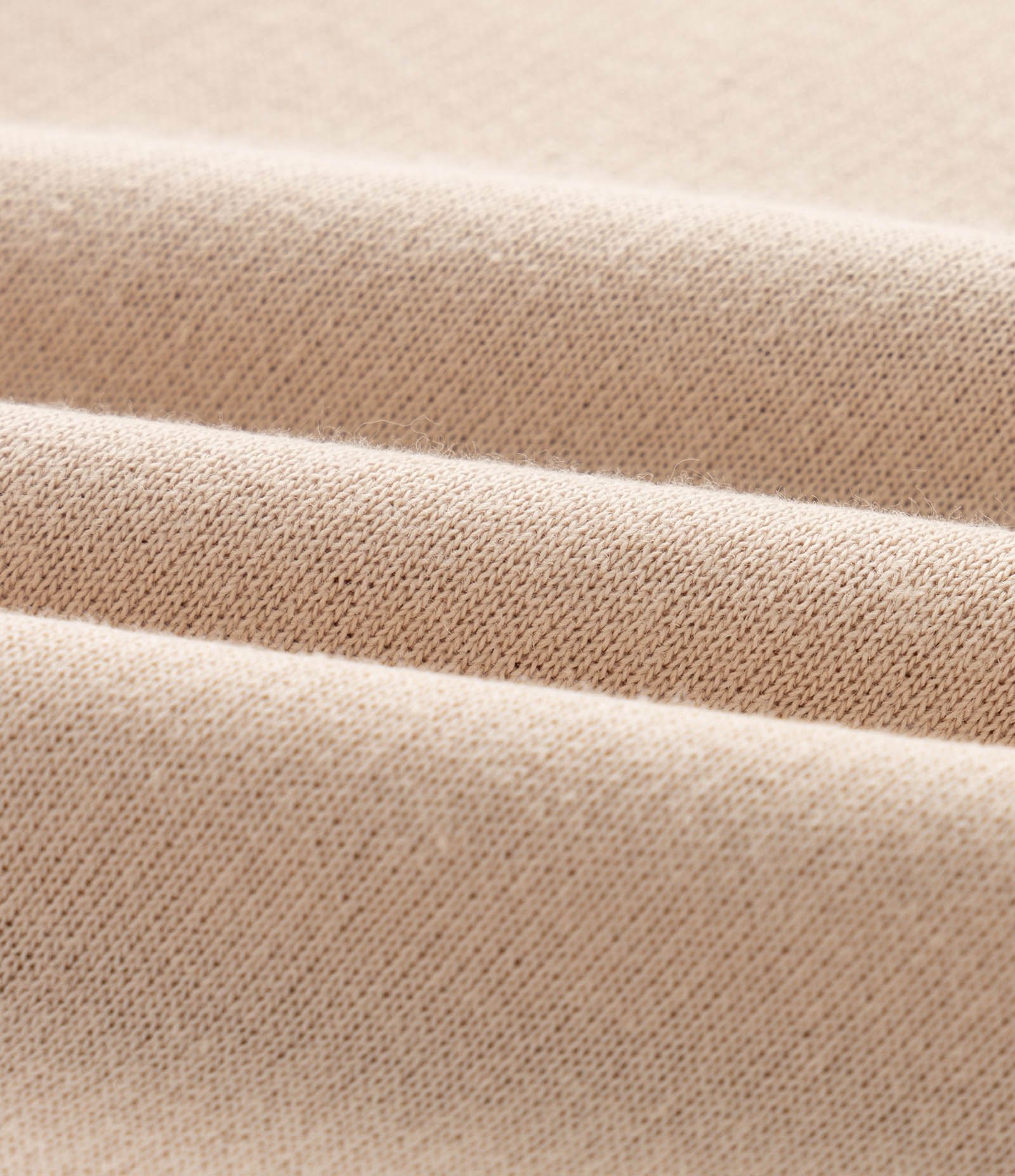 Calça Wide Leg de Moletom Esportiva com Abertura Lateral Curve & Plus Size Bege 3