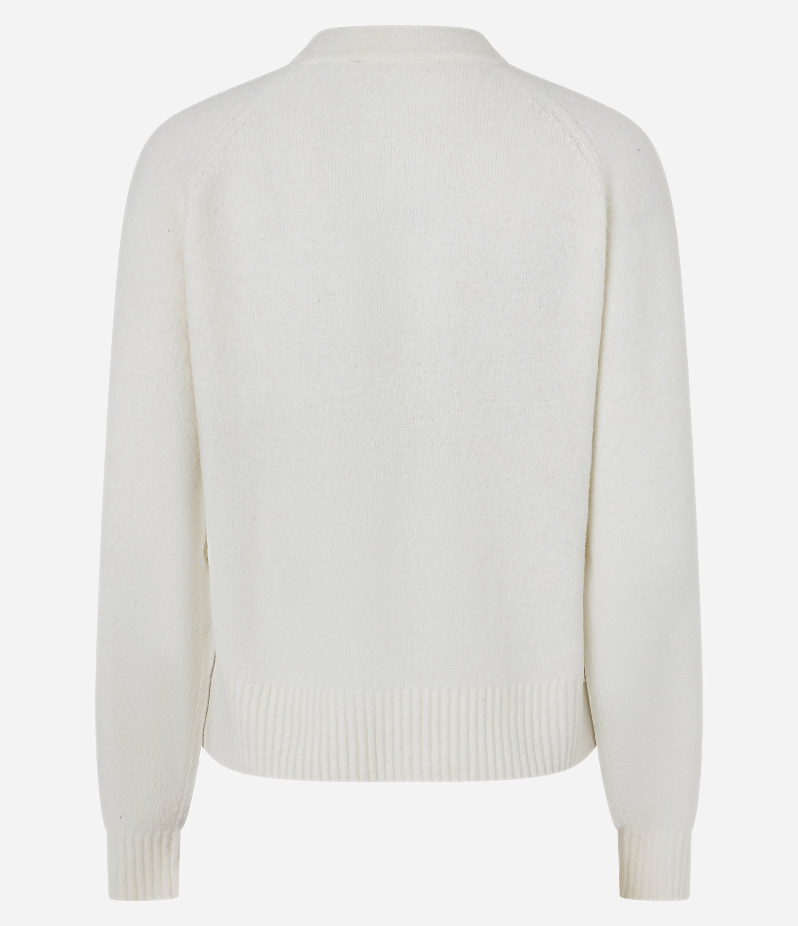 Suéter em Tricô com Gola Redonda e Punhos Canelados Off White 3