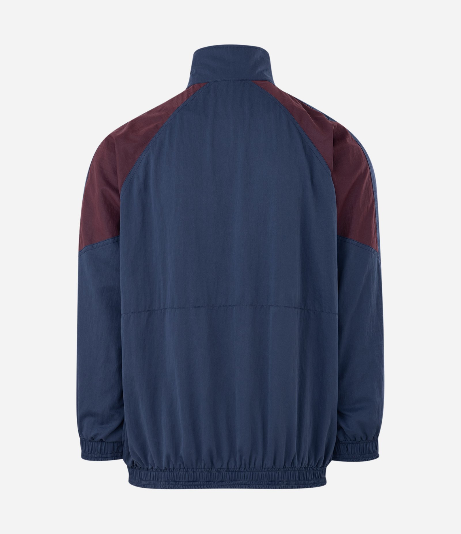 Jaqueta Corta Vento Oversized com Recortes Contrastantes Azul 7