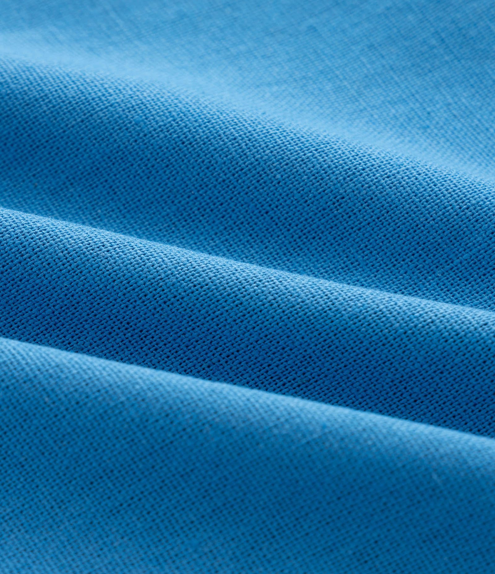 Calça Pantalona em Viscolinho com Barra Larga e Cós Elástico Curve & Plus Size Azul 7