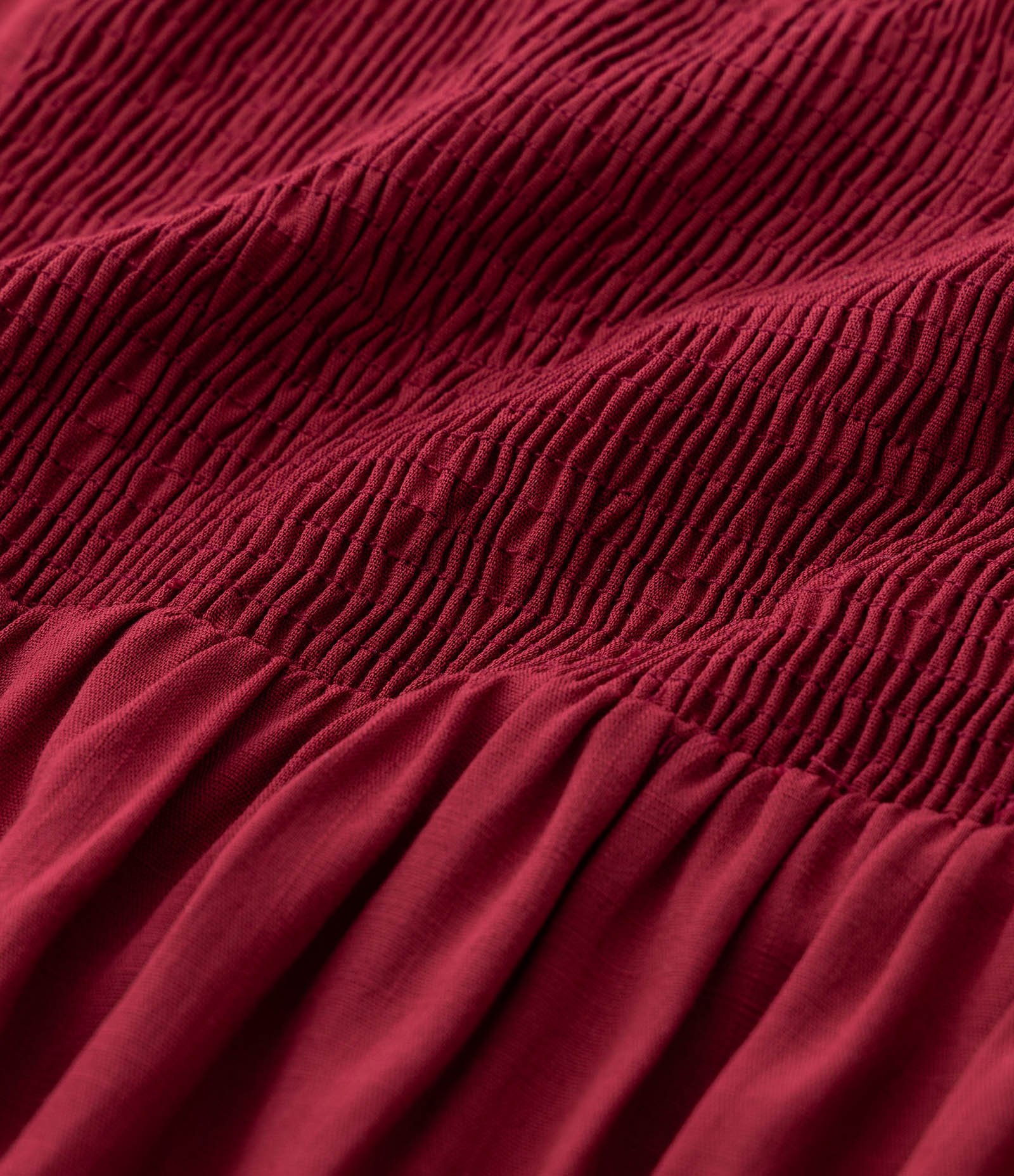 Vestido Curto com Textura Franzida Curve & Plus Size Vermelho 3