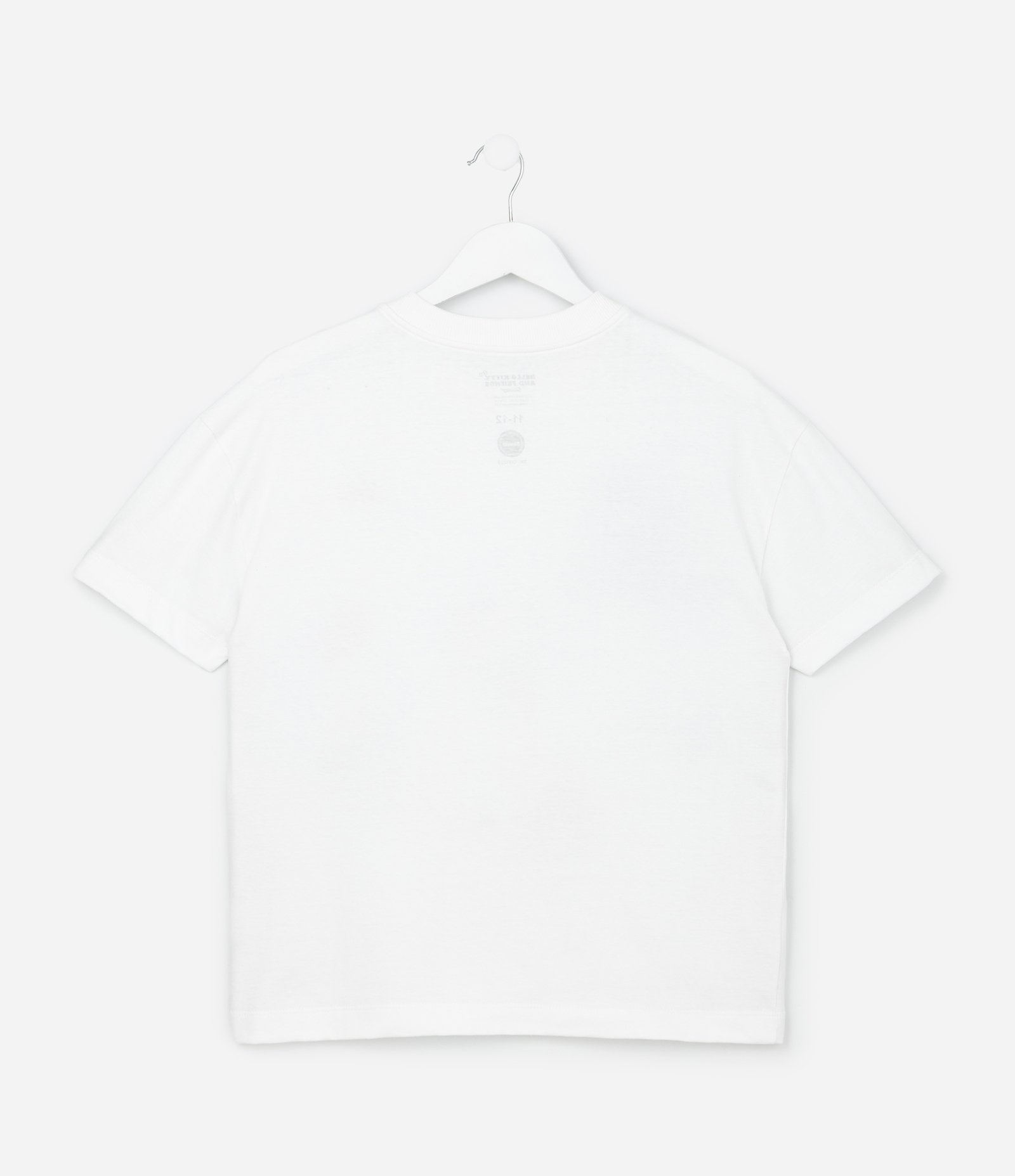 Camiseta Infantil Oversized com Estampa Hello Kitty And Friends - Tam 5 a 16 Anos Branco 2