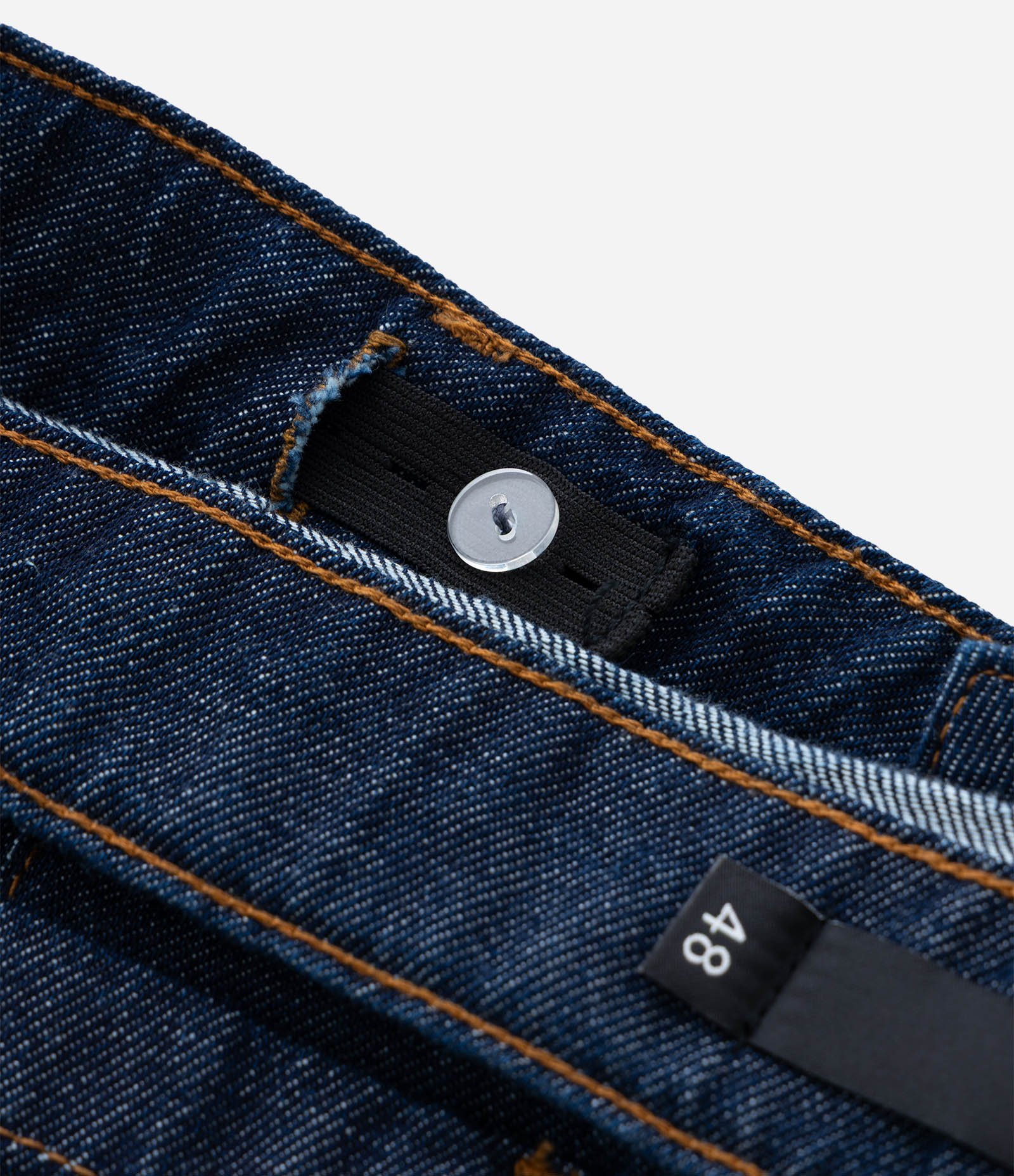 Bermuda Jorts em Jeans com Bolsos Embutido Curve & Plus Size Azul Escuro 13