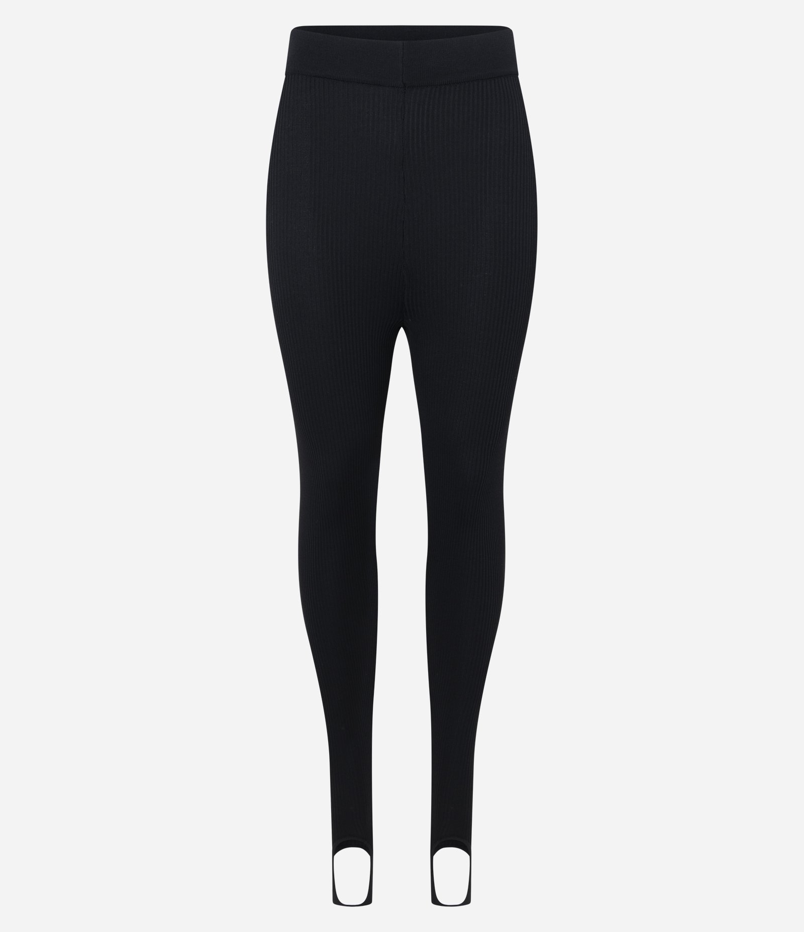 Calça Legging em Tricô com Pezinho Preto 5