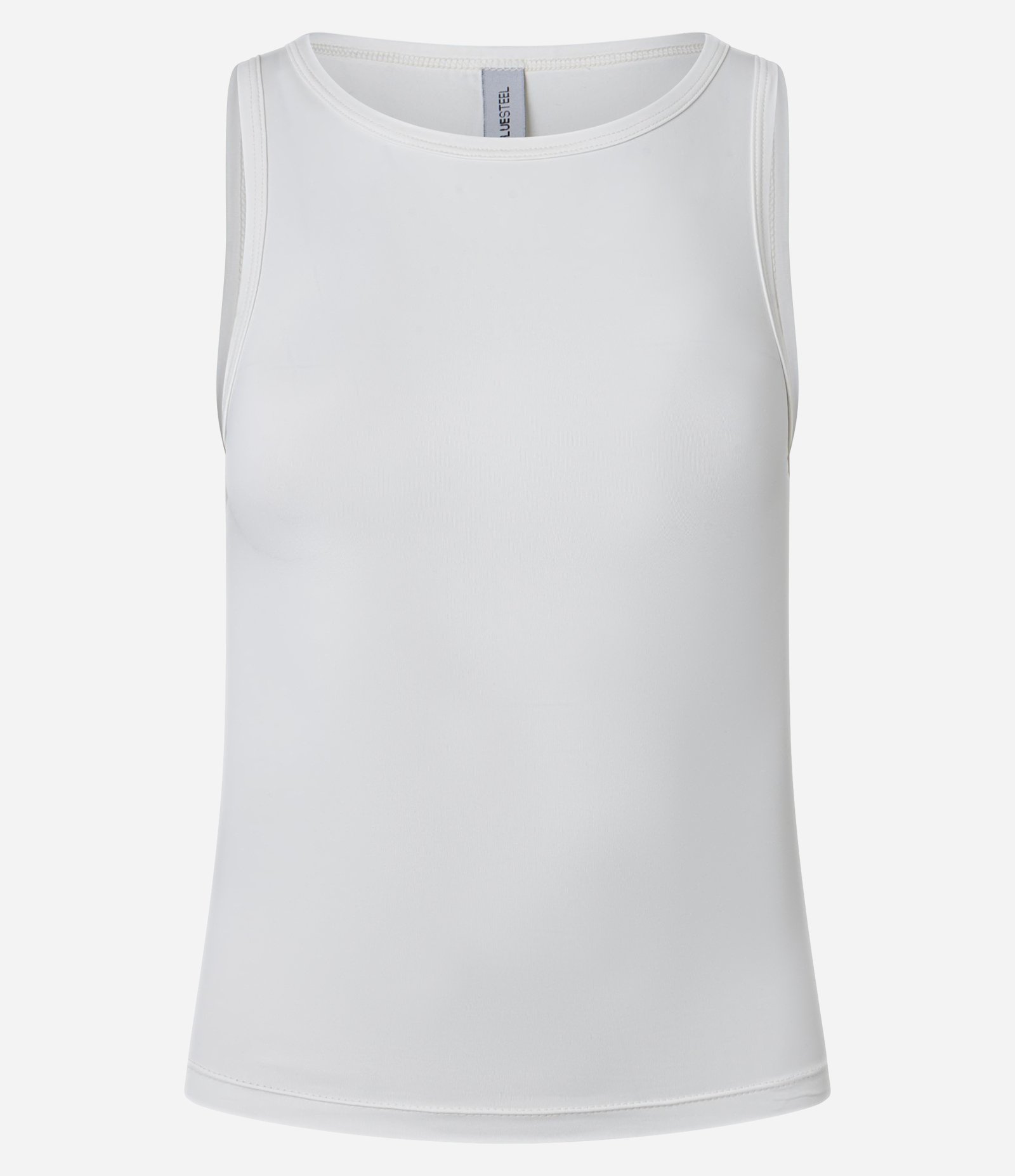 Blusa Regata Básica em Poliamida Branco 1