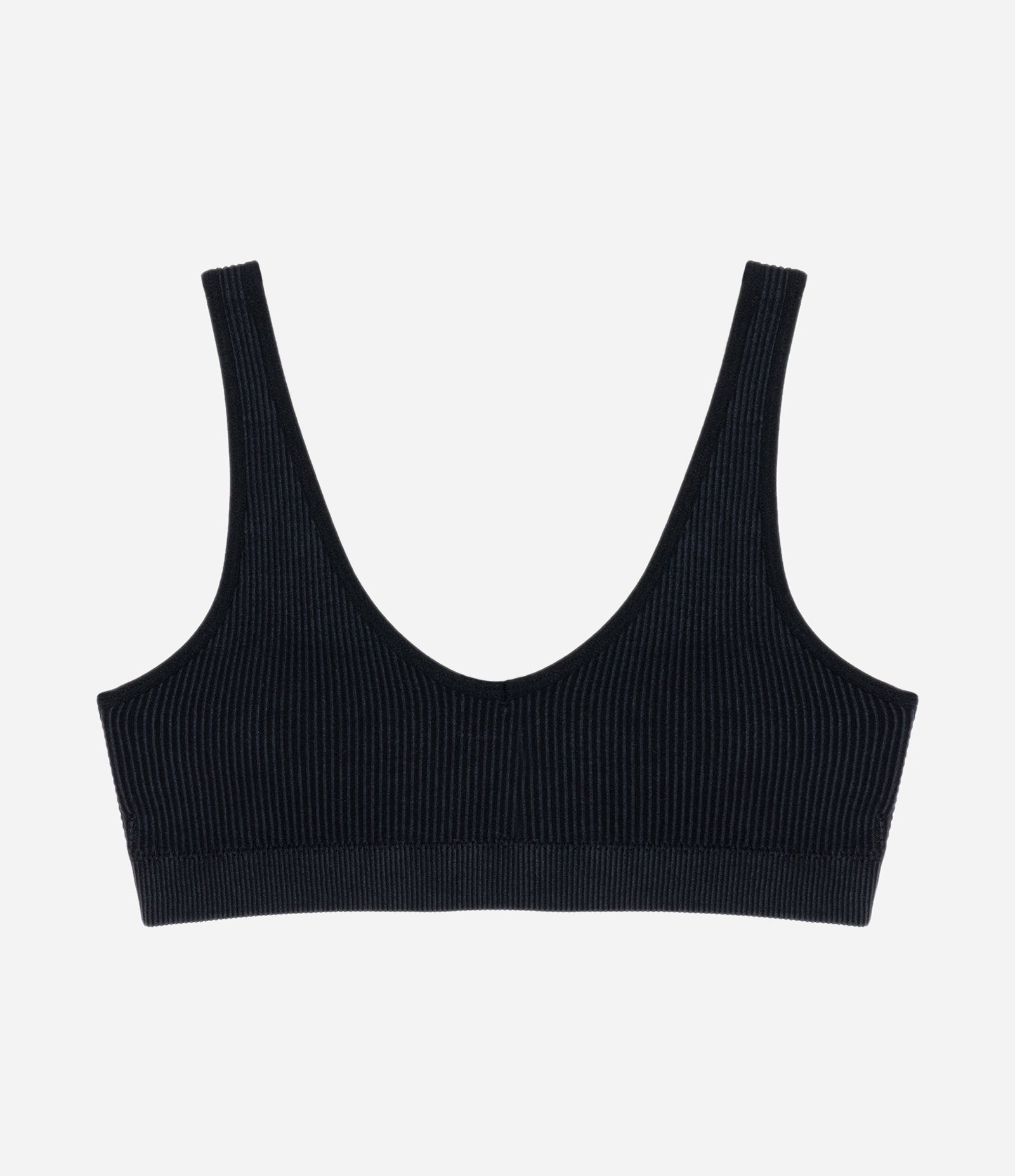 Sutiã Top em Poliamida Seamless com Bojo Removível Preto 5