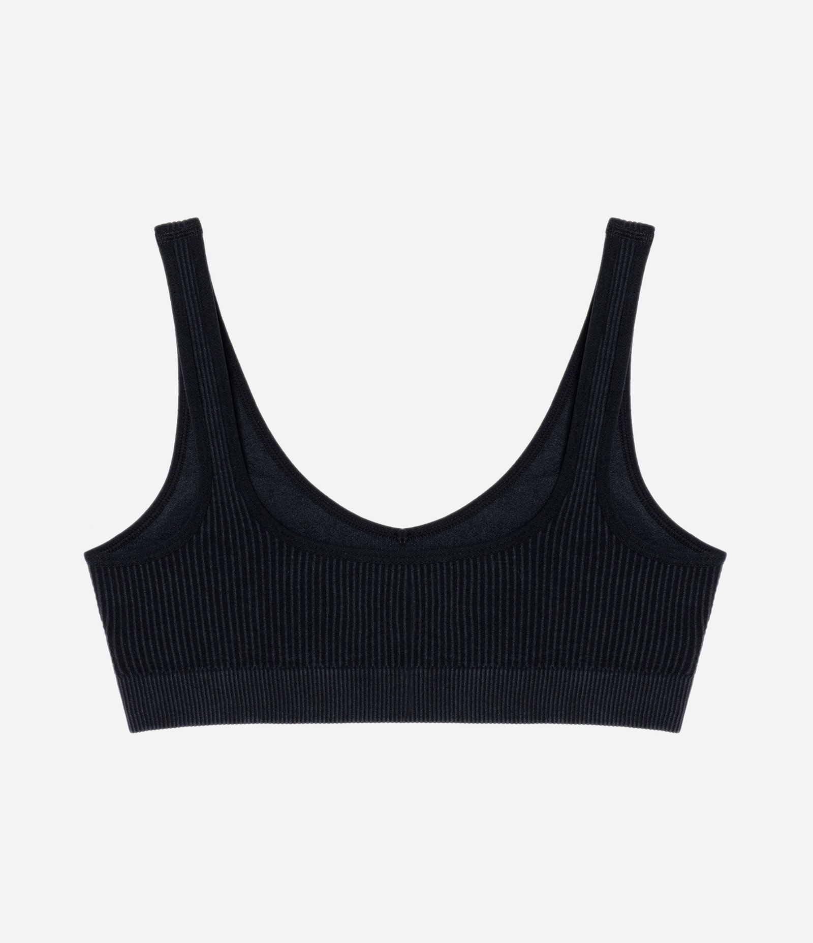 Sutiã Top em Poliamida Seamless com Bojo Removível Preto 6