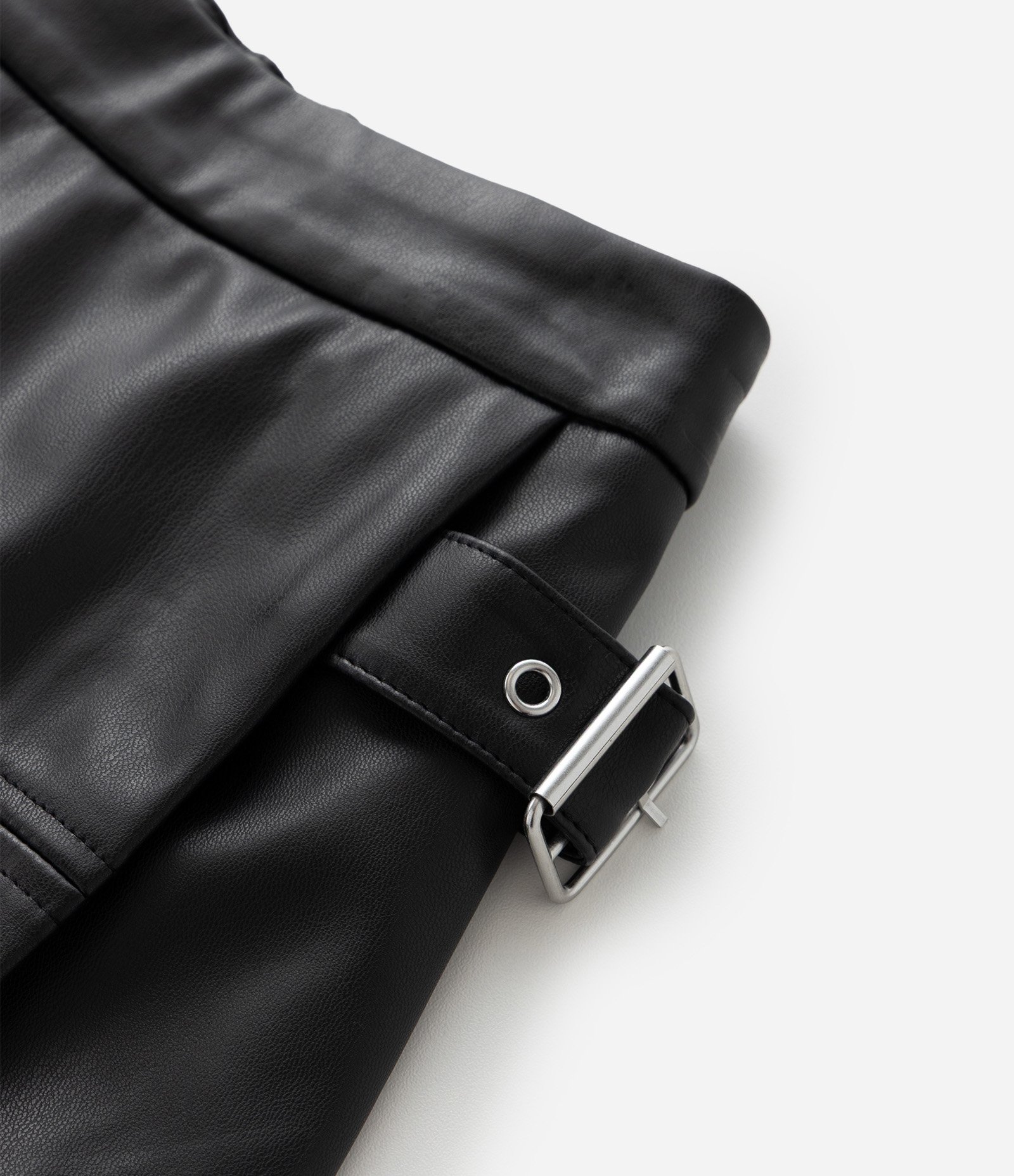 Saia Infantil Transpassada com Bolso Lateral – Tam 5 a 14 Anos Preto 8