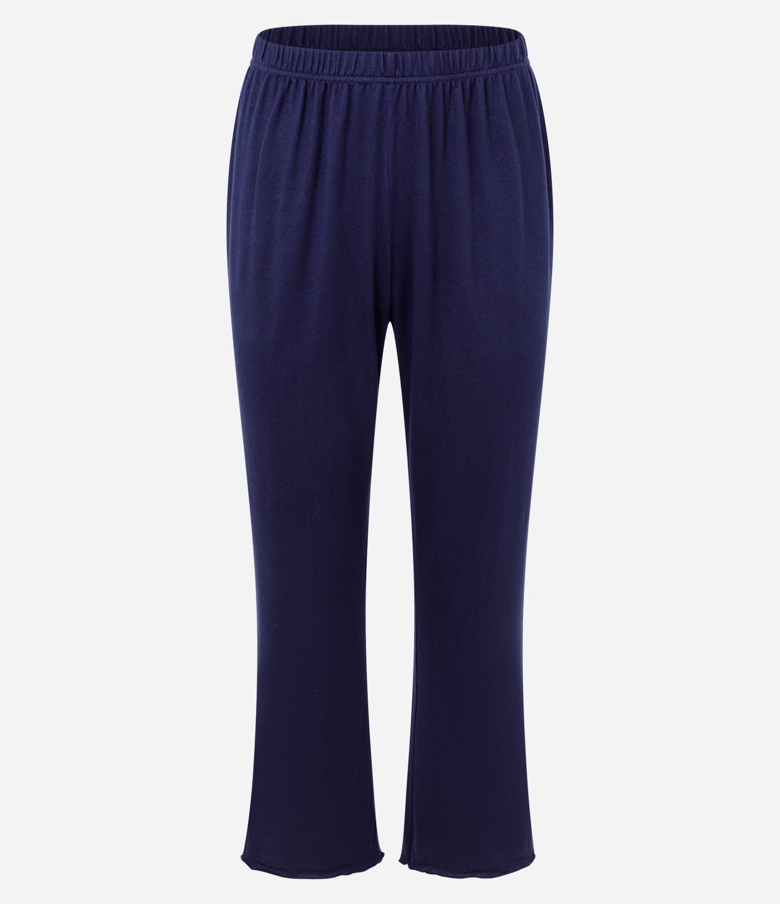 Pijama Longo em Tricô Leve com Bordado Azul 3