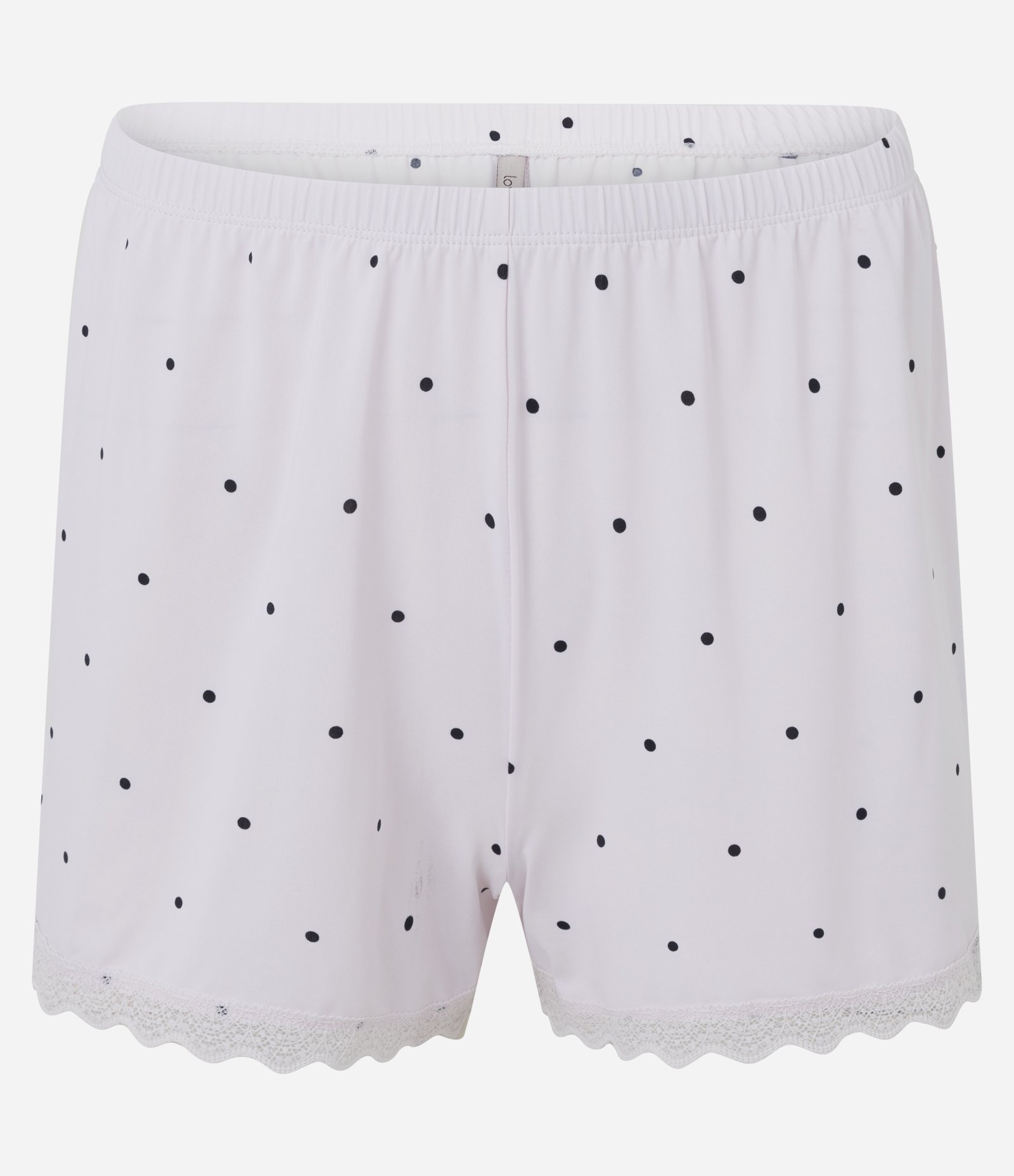 Pijama Short Doll com Estampa Poá e Rendinha Lilás 7