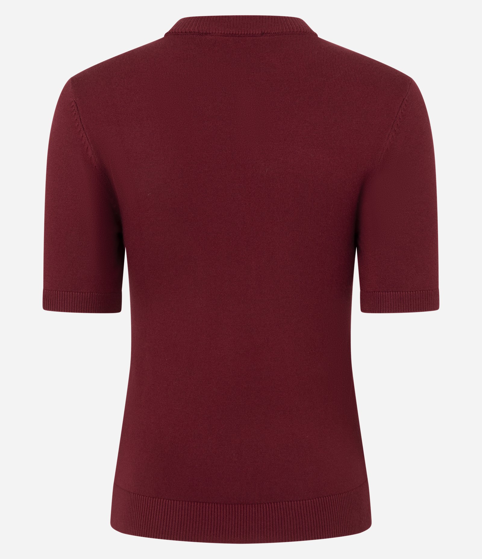 Blusa Regular em Tricô com Estampa de Laço Vermelho 3