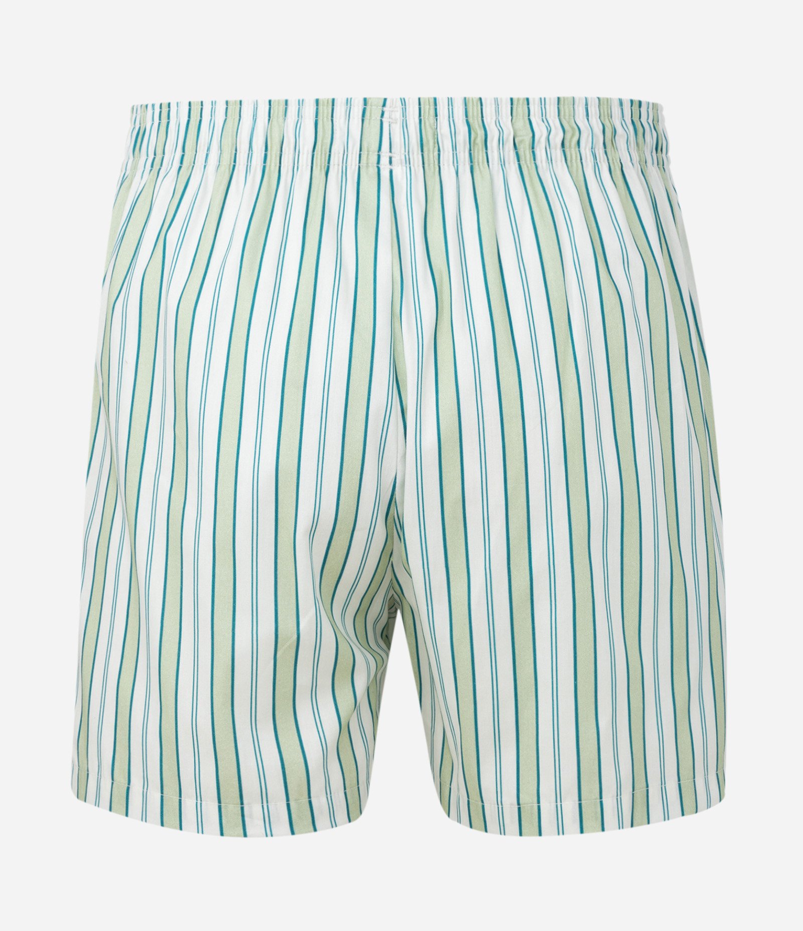 Cueca Samba Canção em Algodão com Estampa de Listras Verde 2