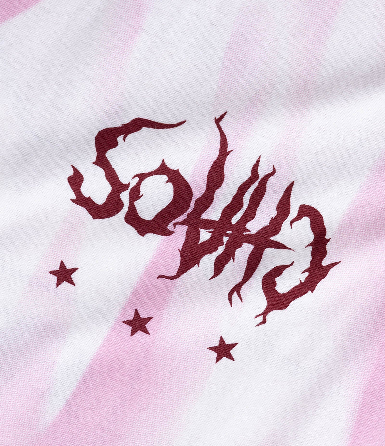 Camiseta Oversized Sportcore em Algodão com Estampa Chaos Branco / Rosa 4