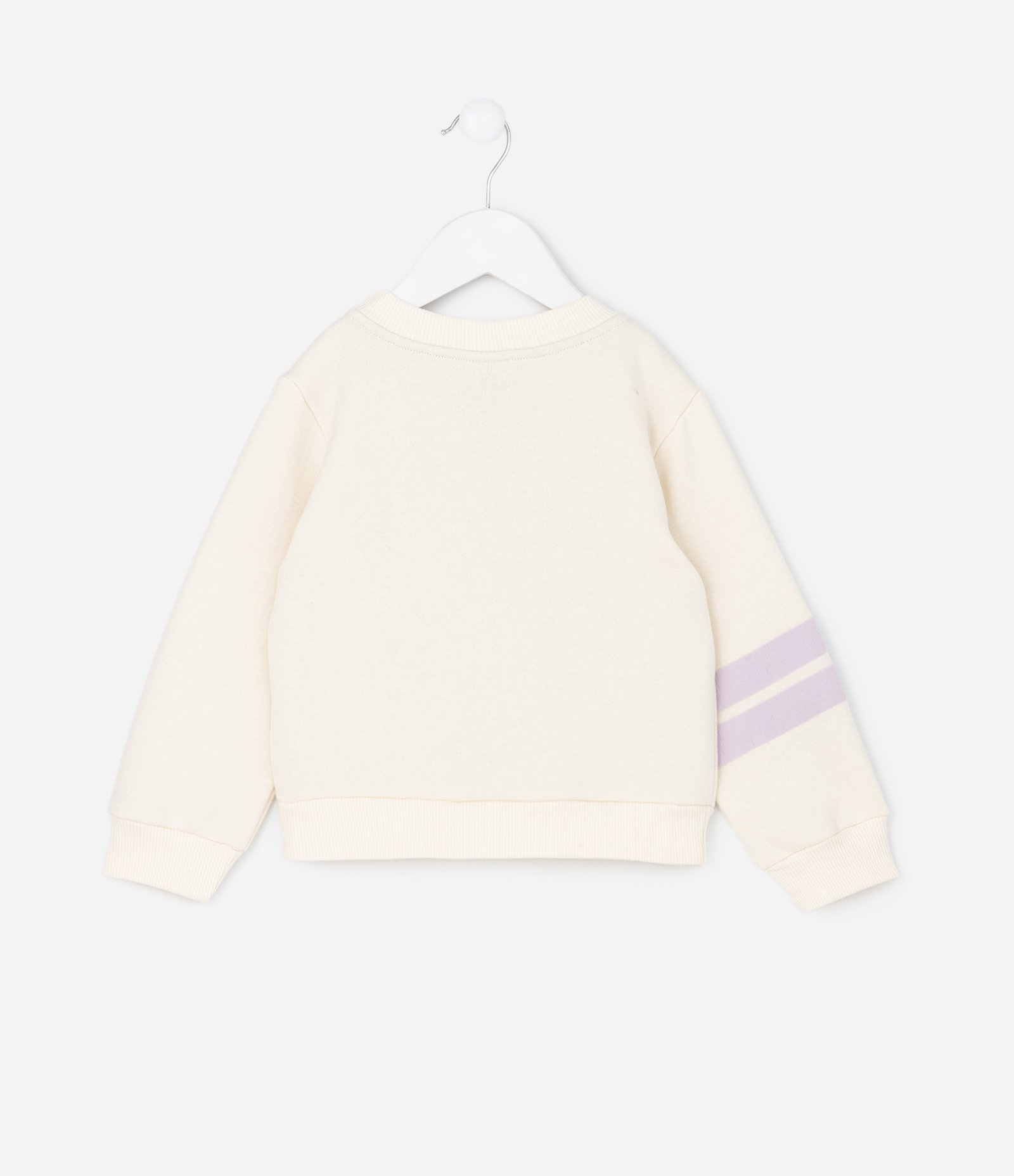 Conjunto Infantil com Casaco Estampa Bluey e Calça Jogger – Tam 1 a 5/6 Anos Off-White /Vinho 3