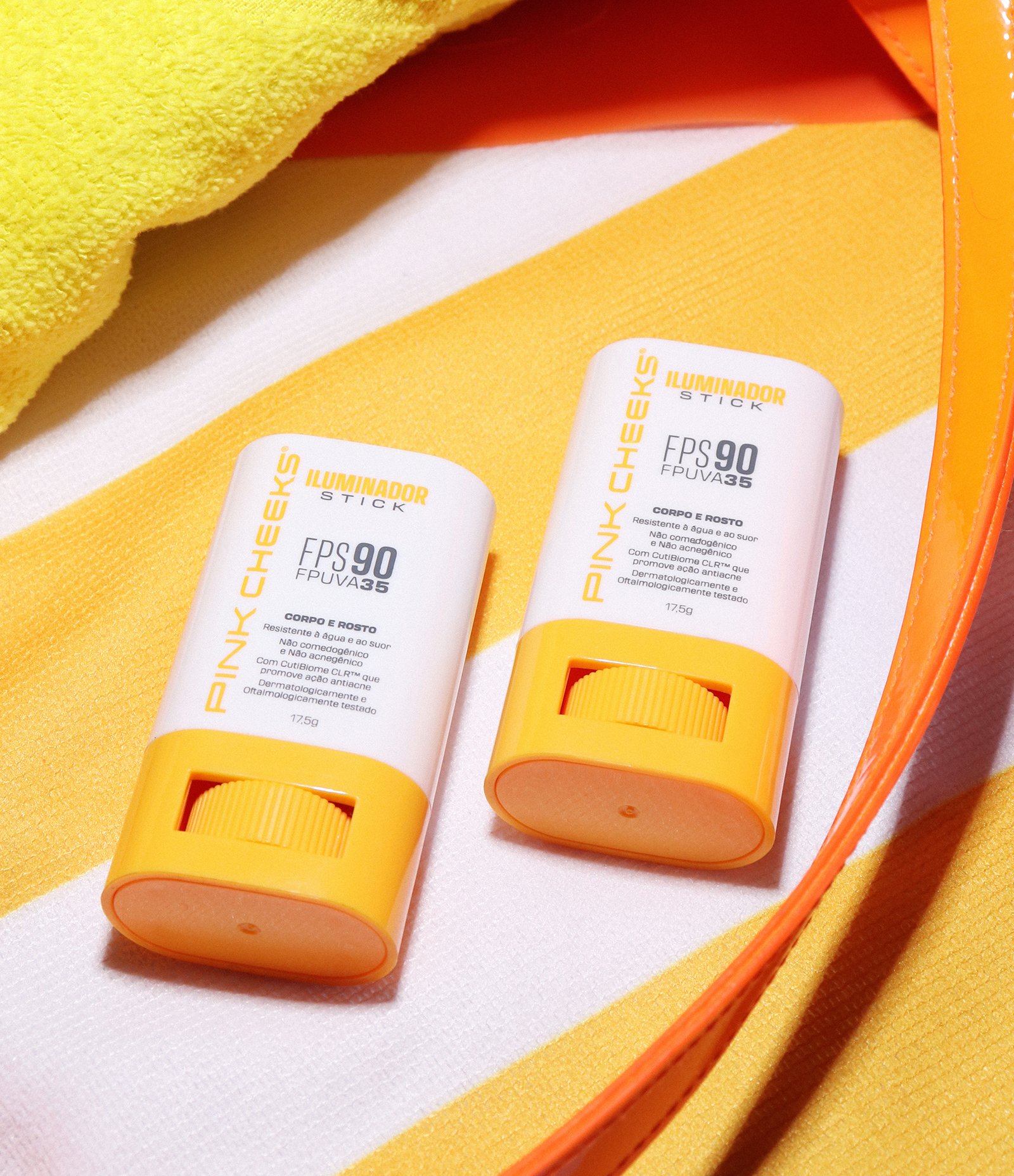 Protetor Solar Facial e Corporal com Iluminador Multifuncional Stick Rosé Pink Cheeks Rose 5