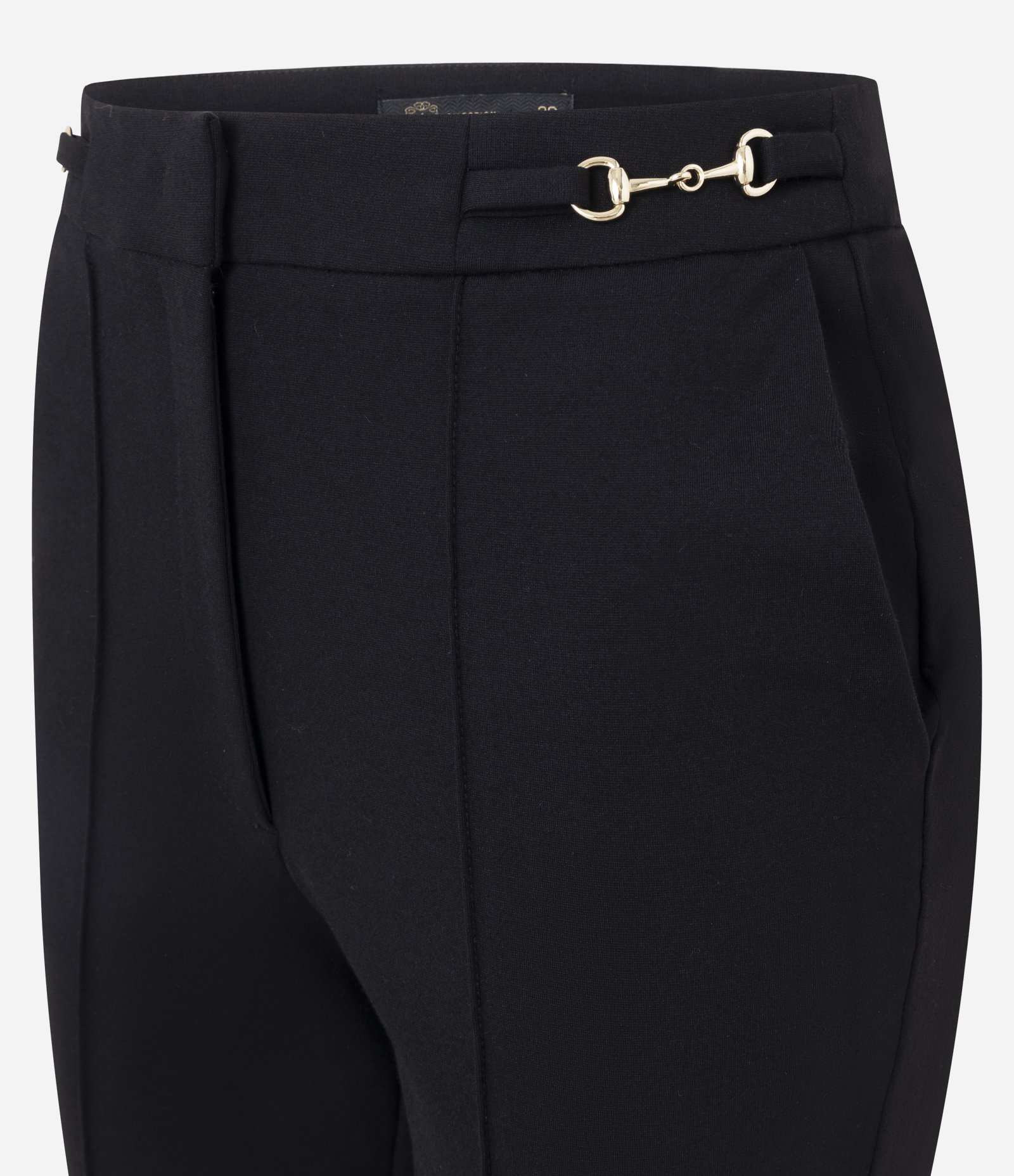 Calça Flare com Enfeite Metálico no Cós Preto 6