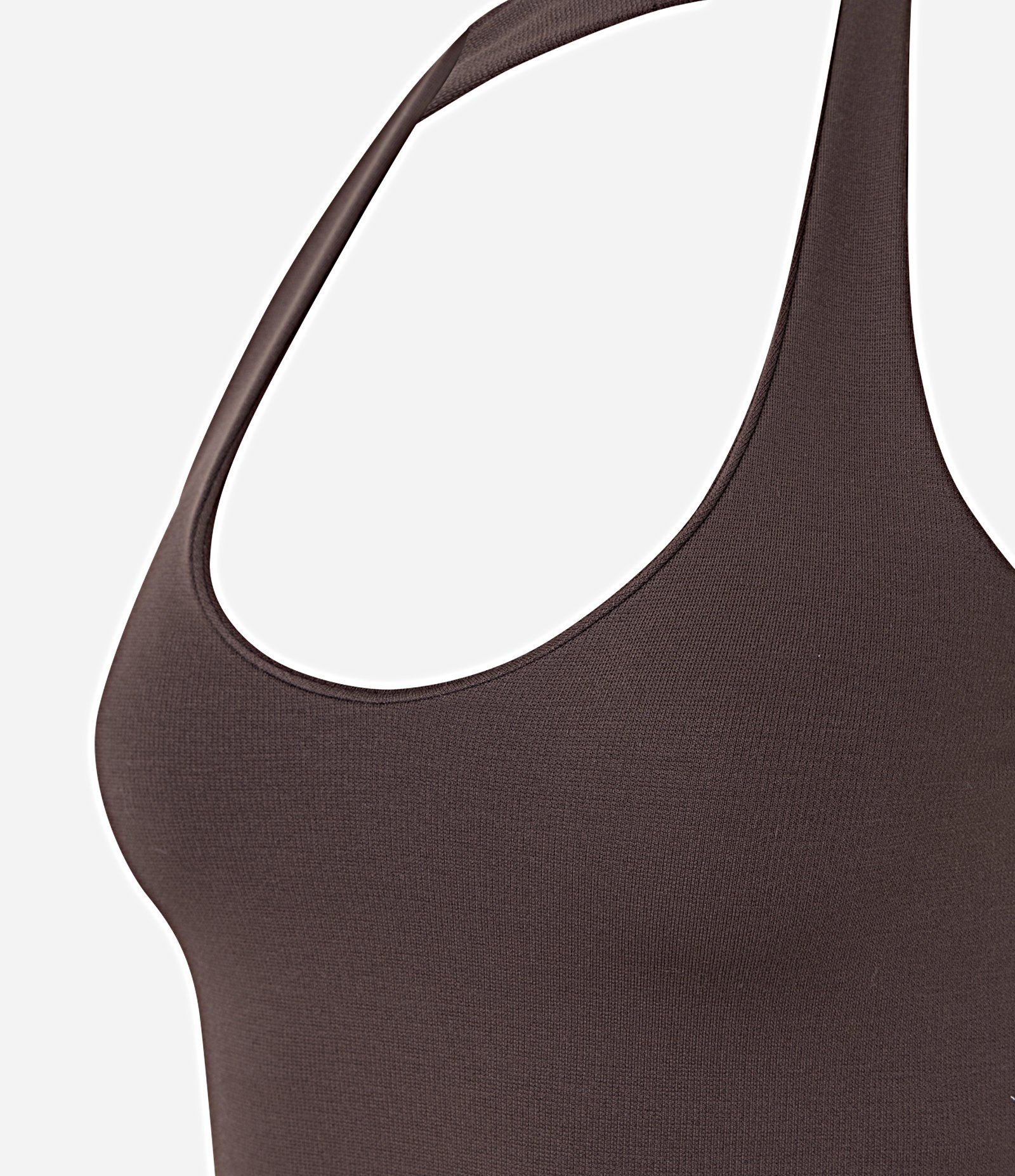 Blusa Frente Única em Ponto Roma Marrom 5