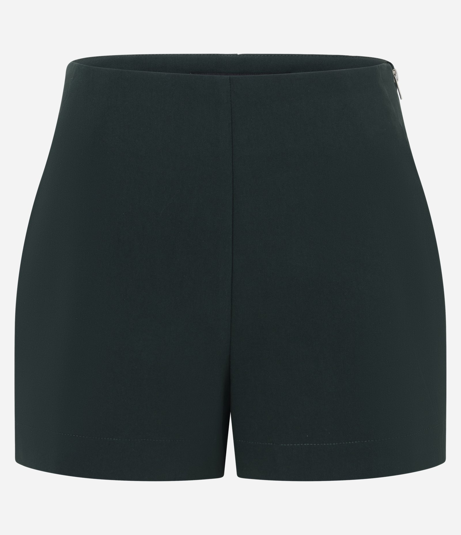 Short Curto em Bengaline com Zíper na Lateral Verde 6