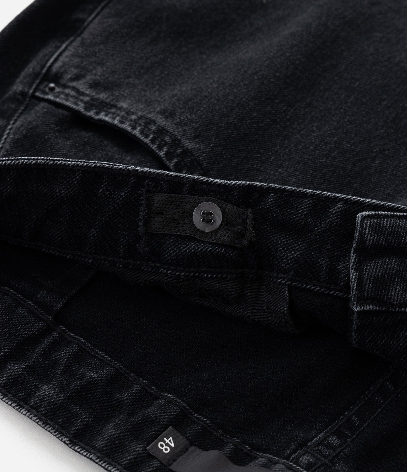 Calça Balloon em Jeans Curve & Plus Size Preto 3