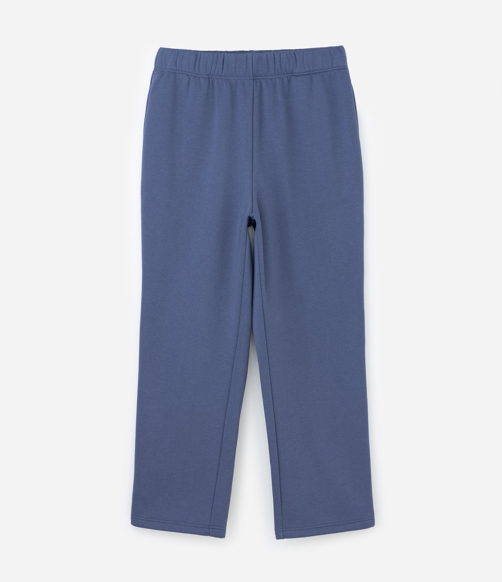 Calça Esportiva em Moletom com Felpa Curve & Plus Size Azul 5