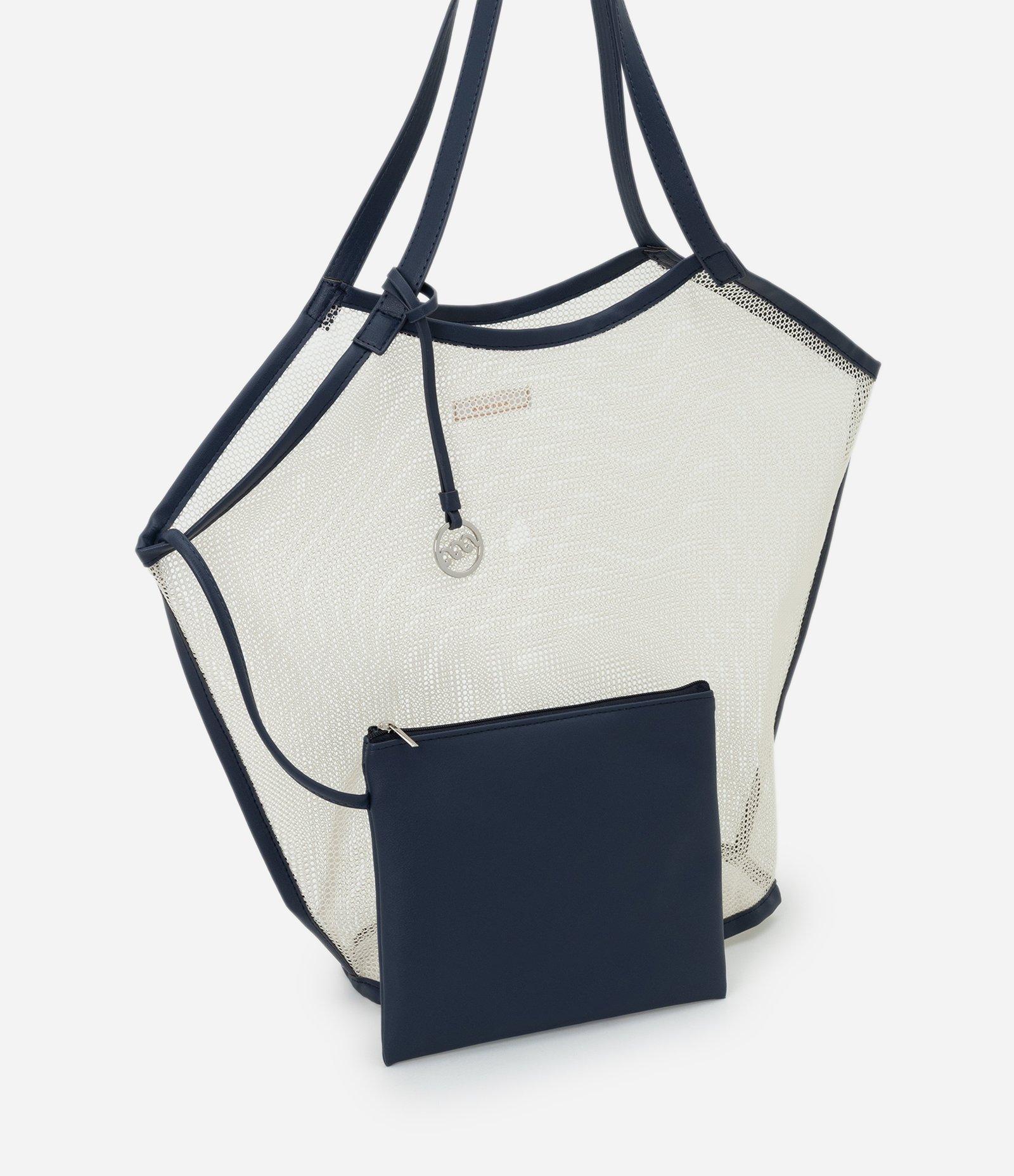 Bolsa Telinha com Alça em PU e Necessaire Removível Branco 2