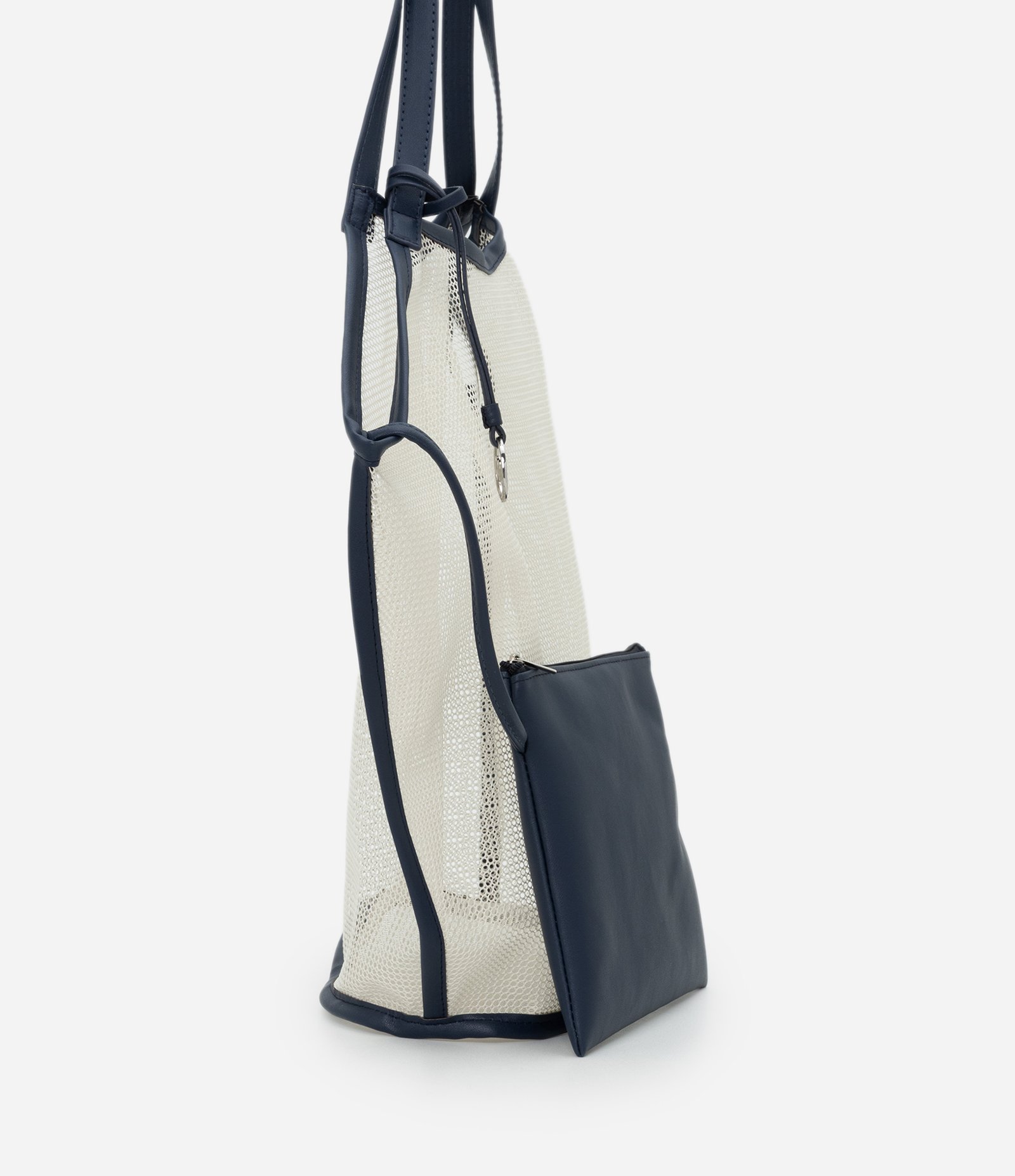 Bolsa Telinha com Alça em PU e Necessaire Removível Branco 3