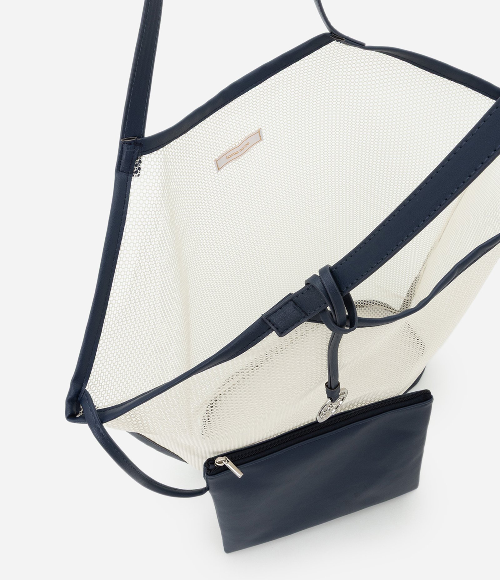 Bolsa Telinha com Alça em PU e Necessaire Removível Branco 6