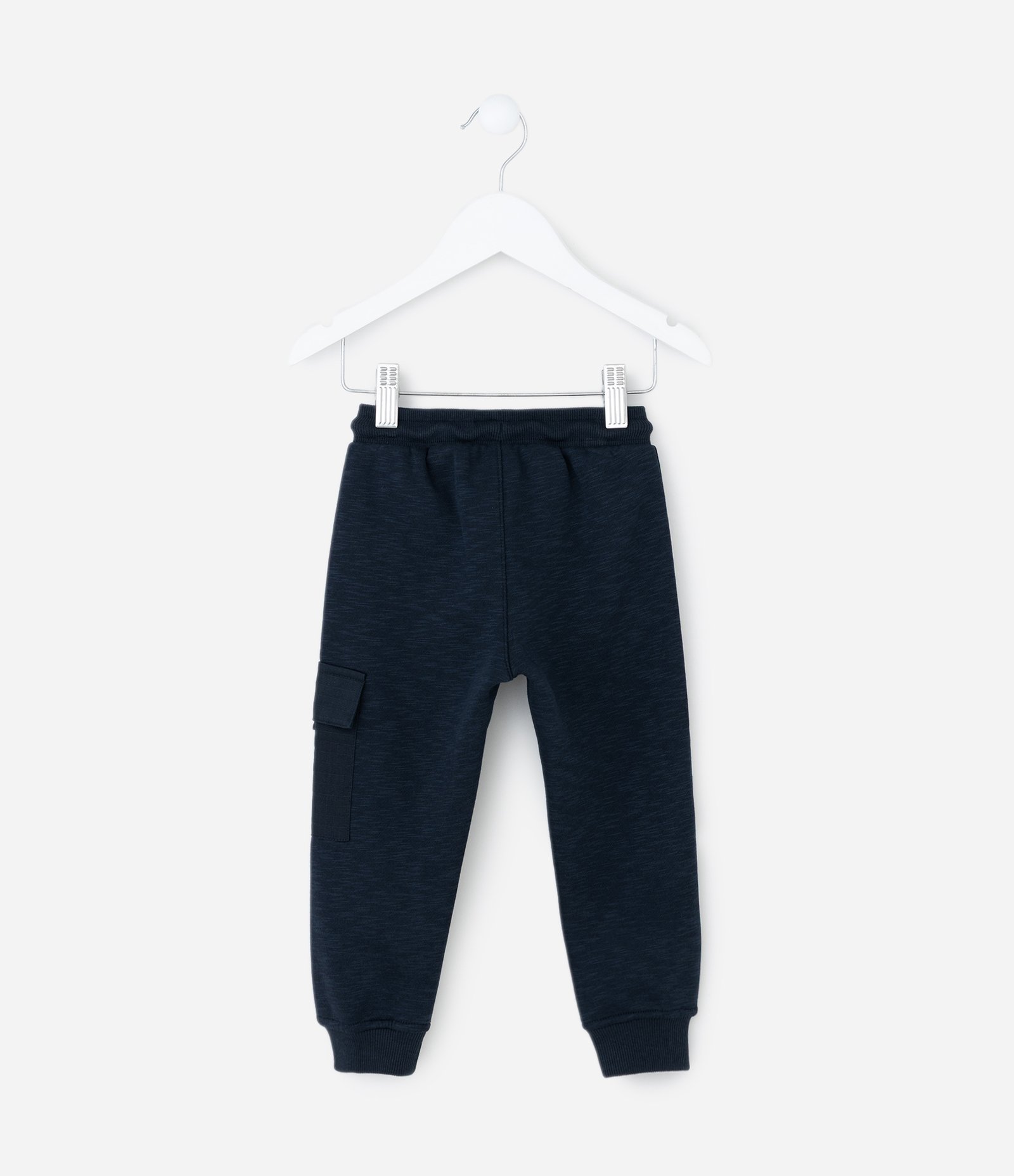 Calça Infantil com Bolso Cargo – Tam 1 a 5/6 Anos Azul Escuro 2
