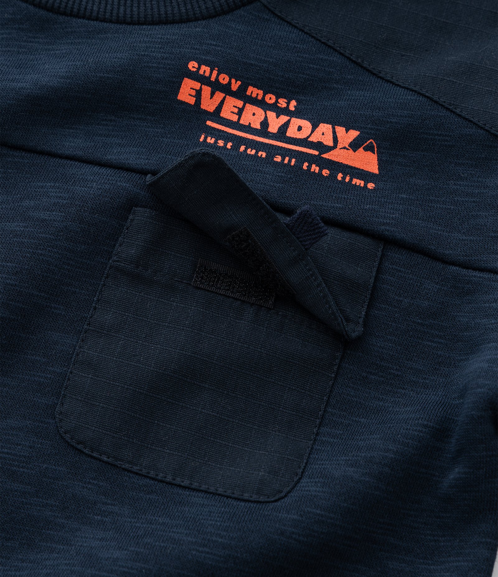 Casaco Infantil com Bolso Lapela – Tam 1 a 5/6 Anos Azul Escuro 7