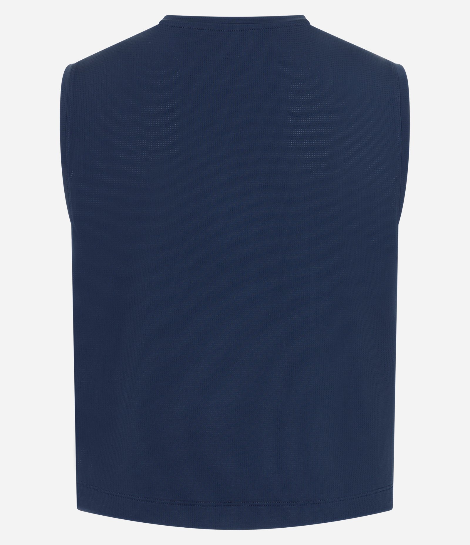 Regata Cropped Box Perfurada Esportiva Azul 7