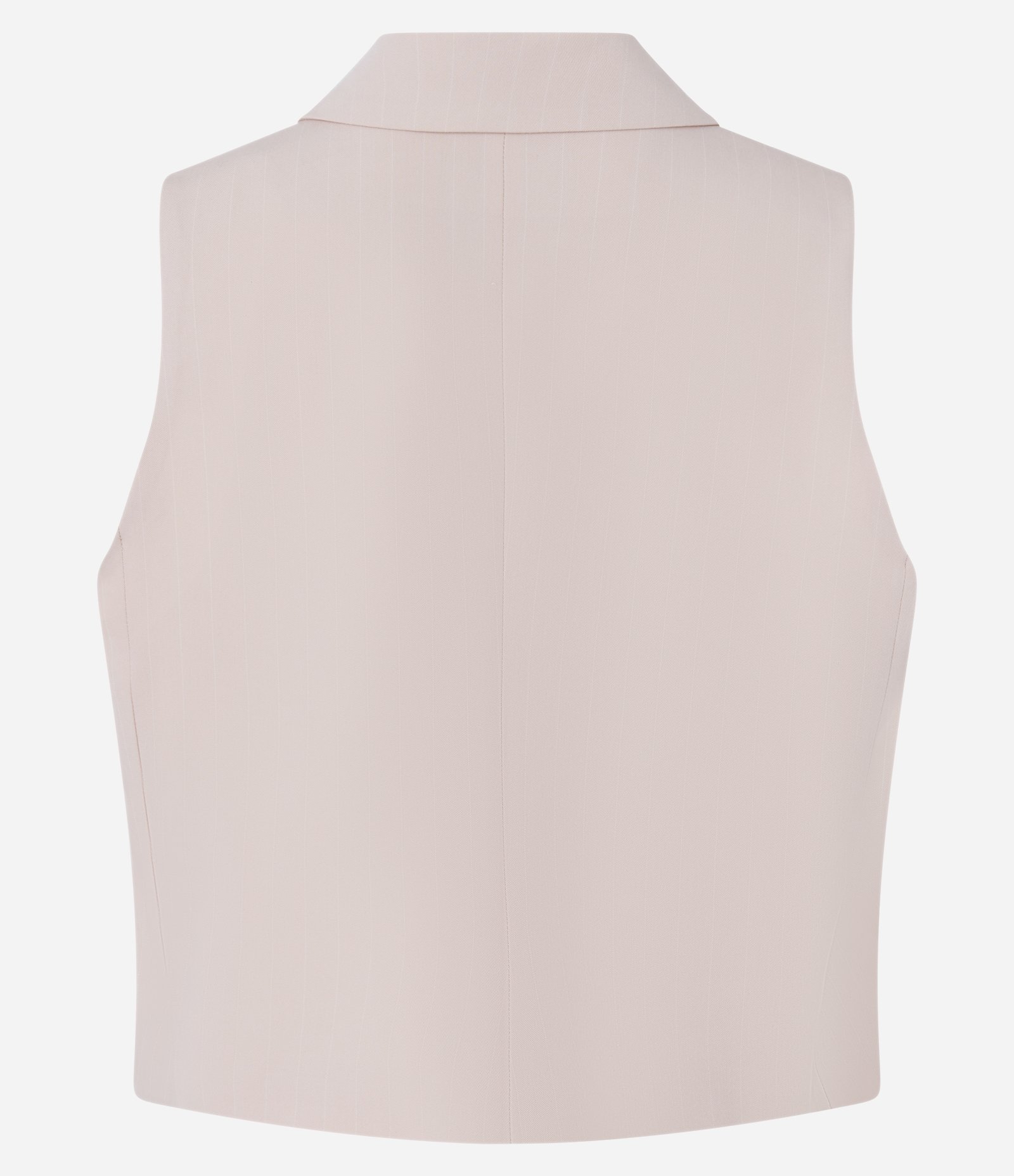 Colete Alfaiatado com Gola Blazer com Riscas de Giz Rosa 7