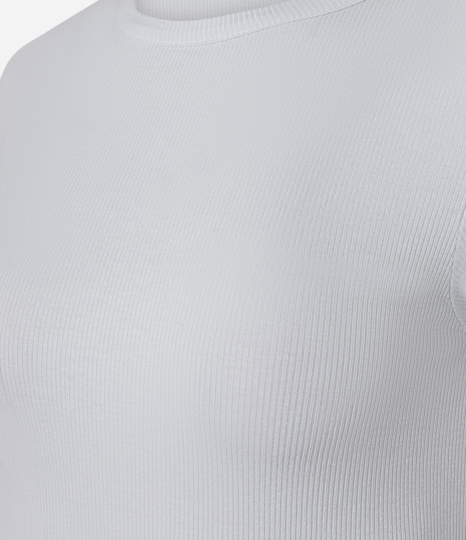 Blusa Manga Curta com Gola Redonda Branco 2