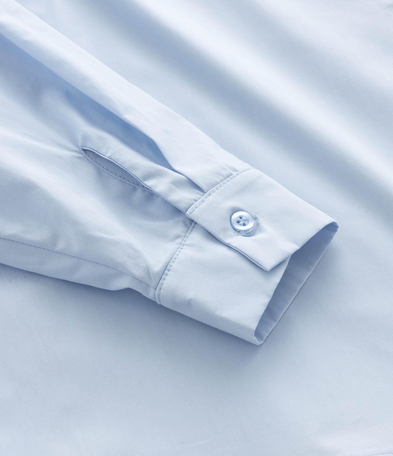 Camisa em Tricoline com Bolsos Fake Curve & Plus Size Azul 4