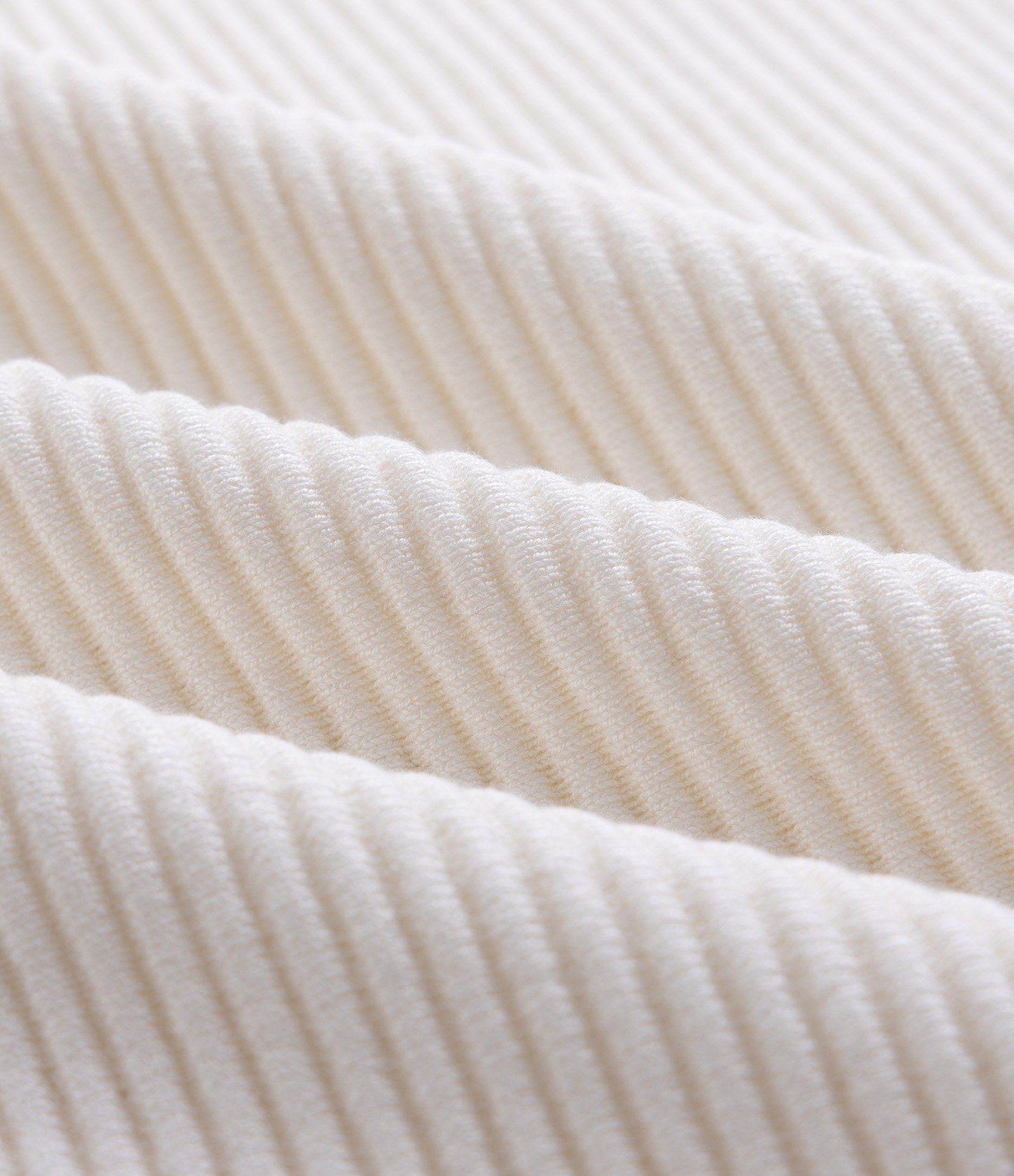 Suéter em Tricô com Textura em Nervuras Branco 3