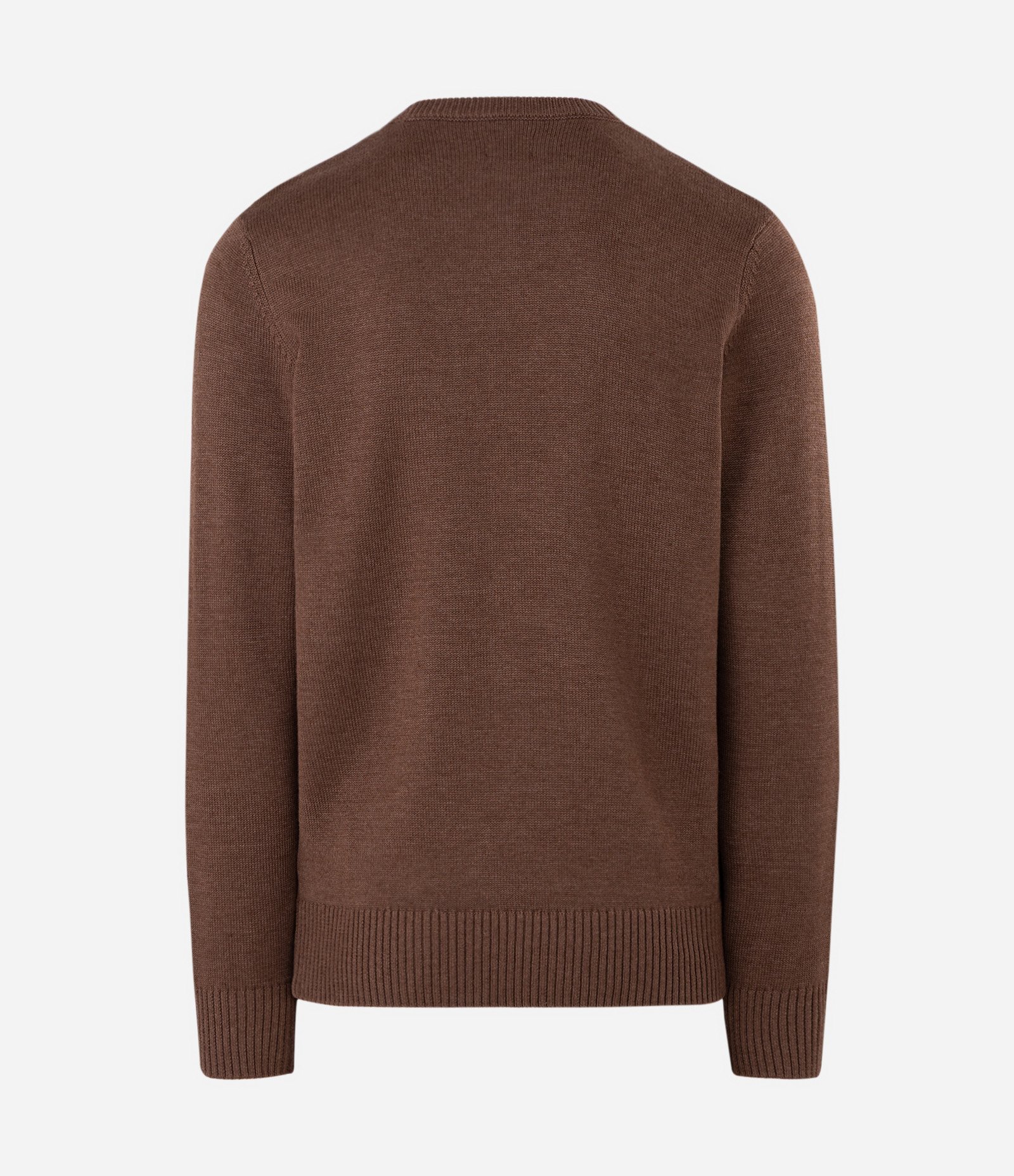 Suéter Comfort em Tricô com Manga e Barra Ajustadas Marrom 2