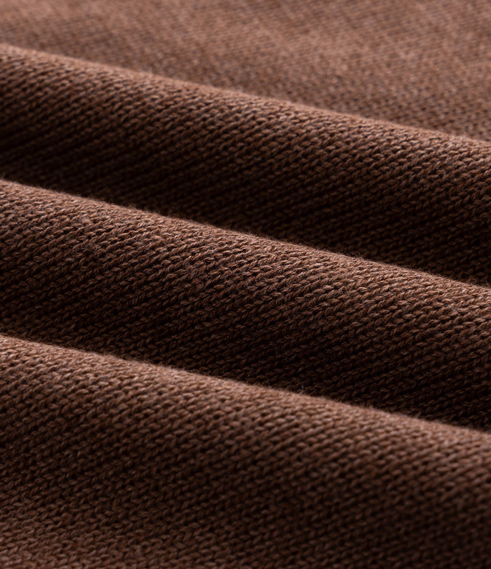 Suéter Comfort em Tricô com Manga e Barra Ajustadas Marrom 3