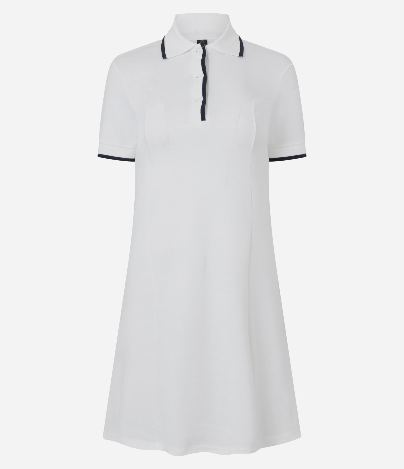 Vestido Sportcore Curto em Algodão com Contrastes Branco 4