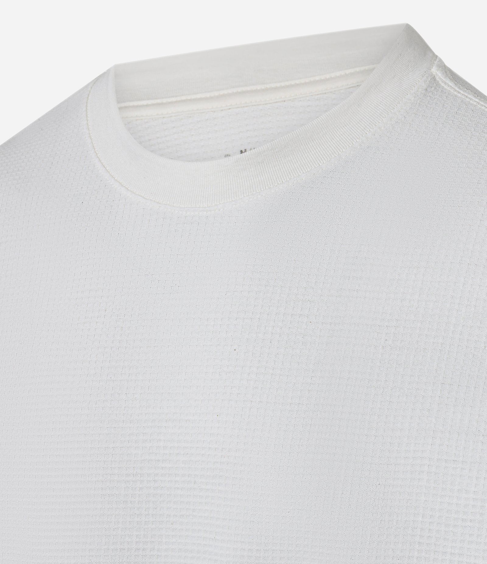 Camiseta Comfort em Algodão com Textura Branco 2