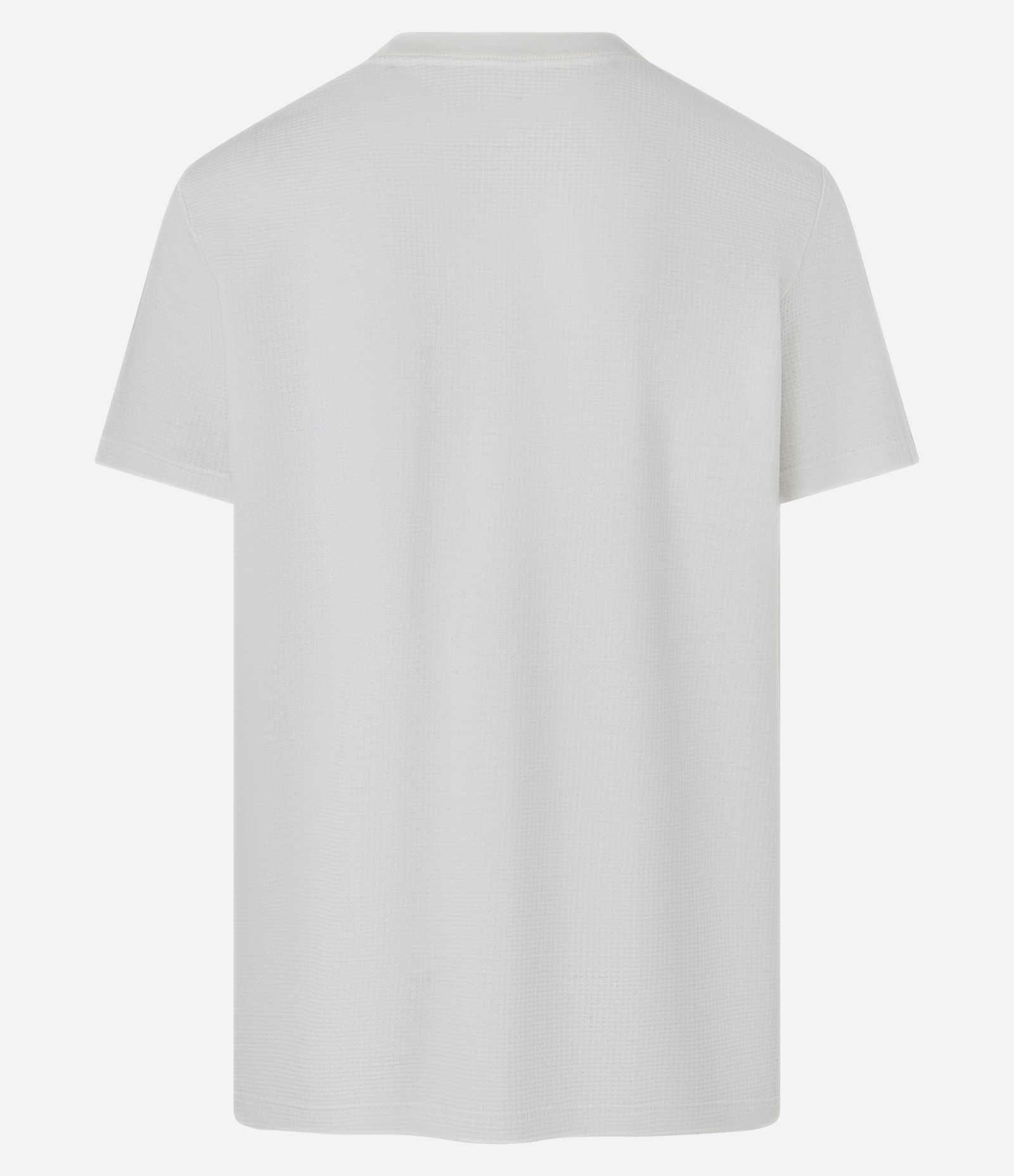 Camiseta Comfort em Algodão com Textura Branco 3