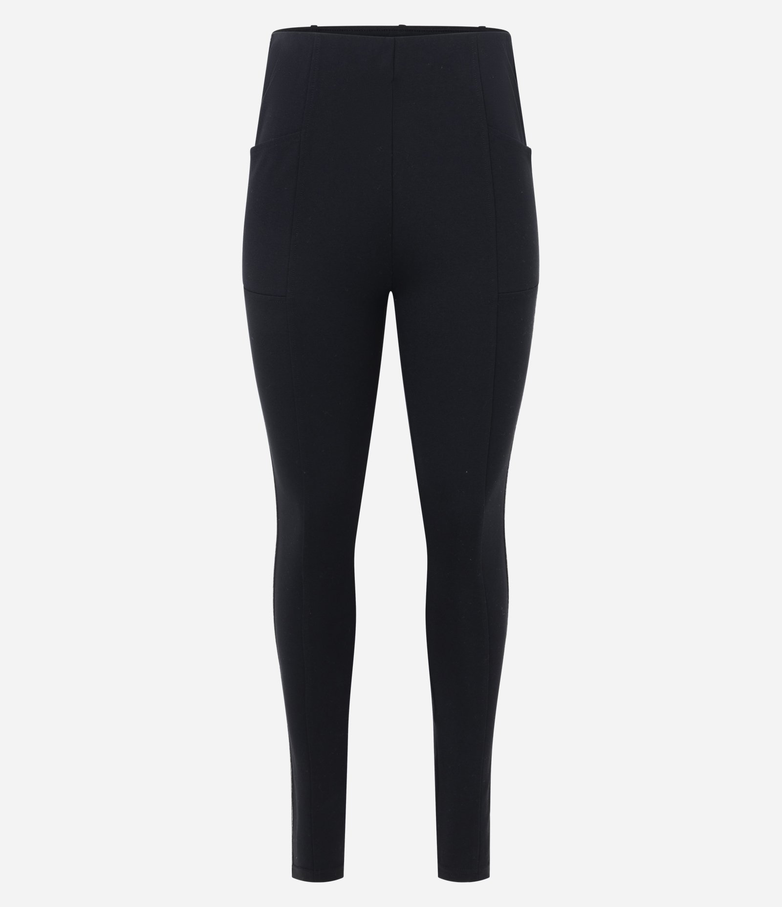 Calça Legging com Brilhos na Lateral Preto 5