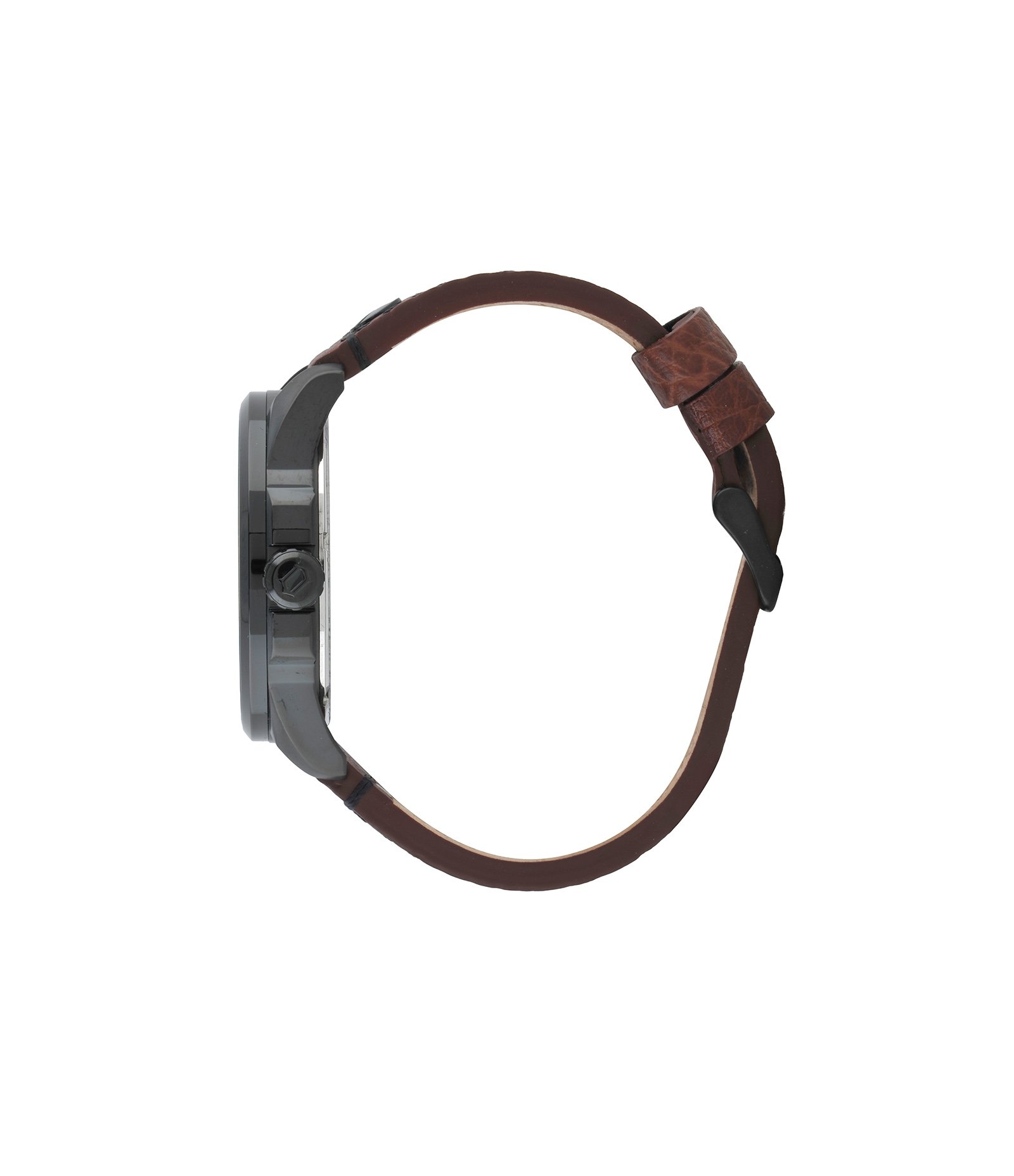 Relógio Multifunção Aço Orient Marrom 2