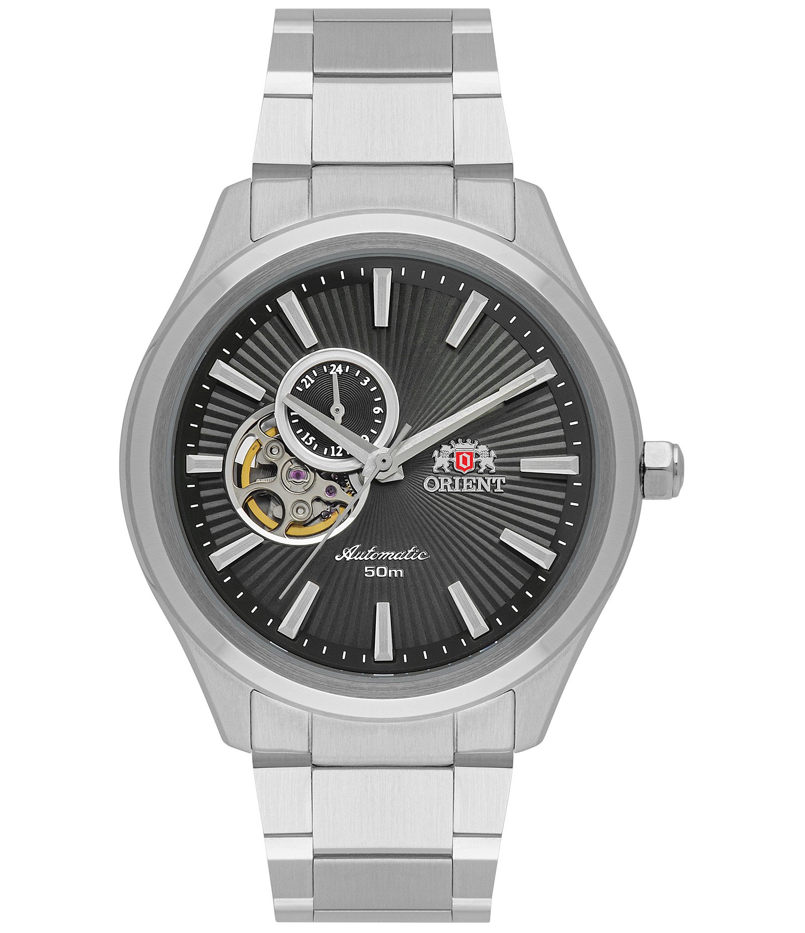 Relógio Automático Analógico Masculino Orient Prata 1