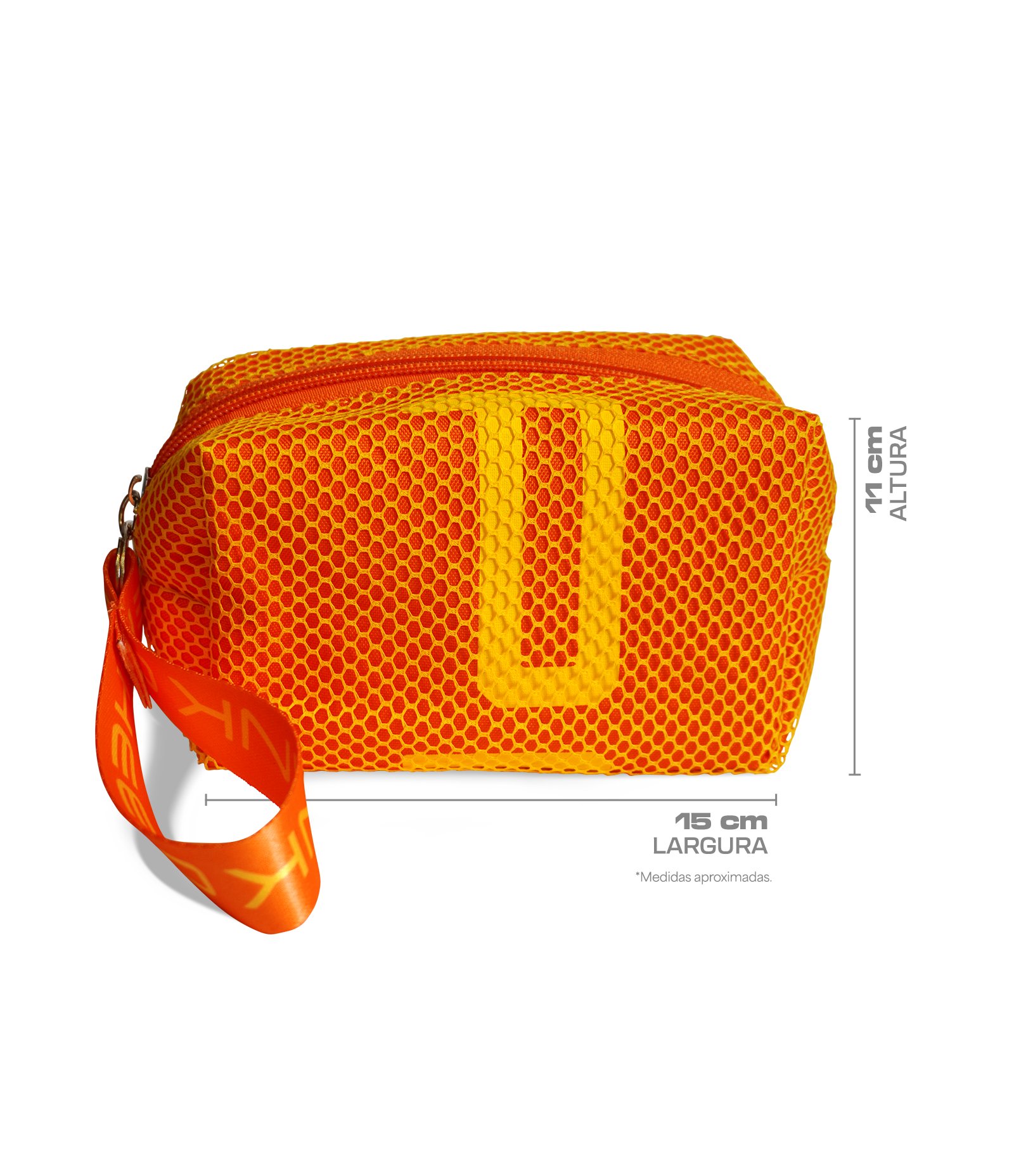 Brinde Necessaire Telada Laranja Pink Cheeks U 3