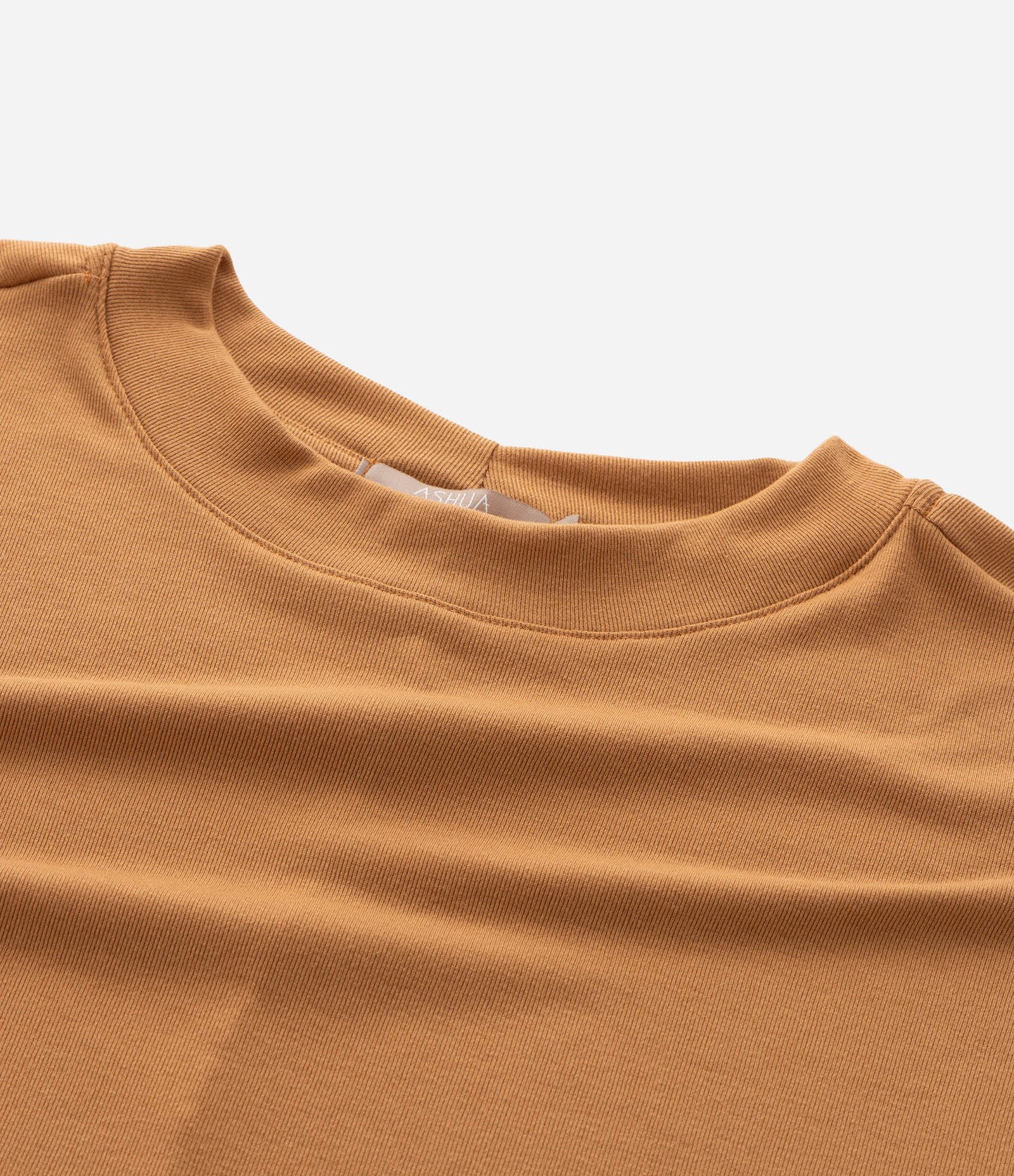 Blusa Básica em Ribana e sem Cava Curve & Plus Size Caramelo 4