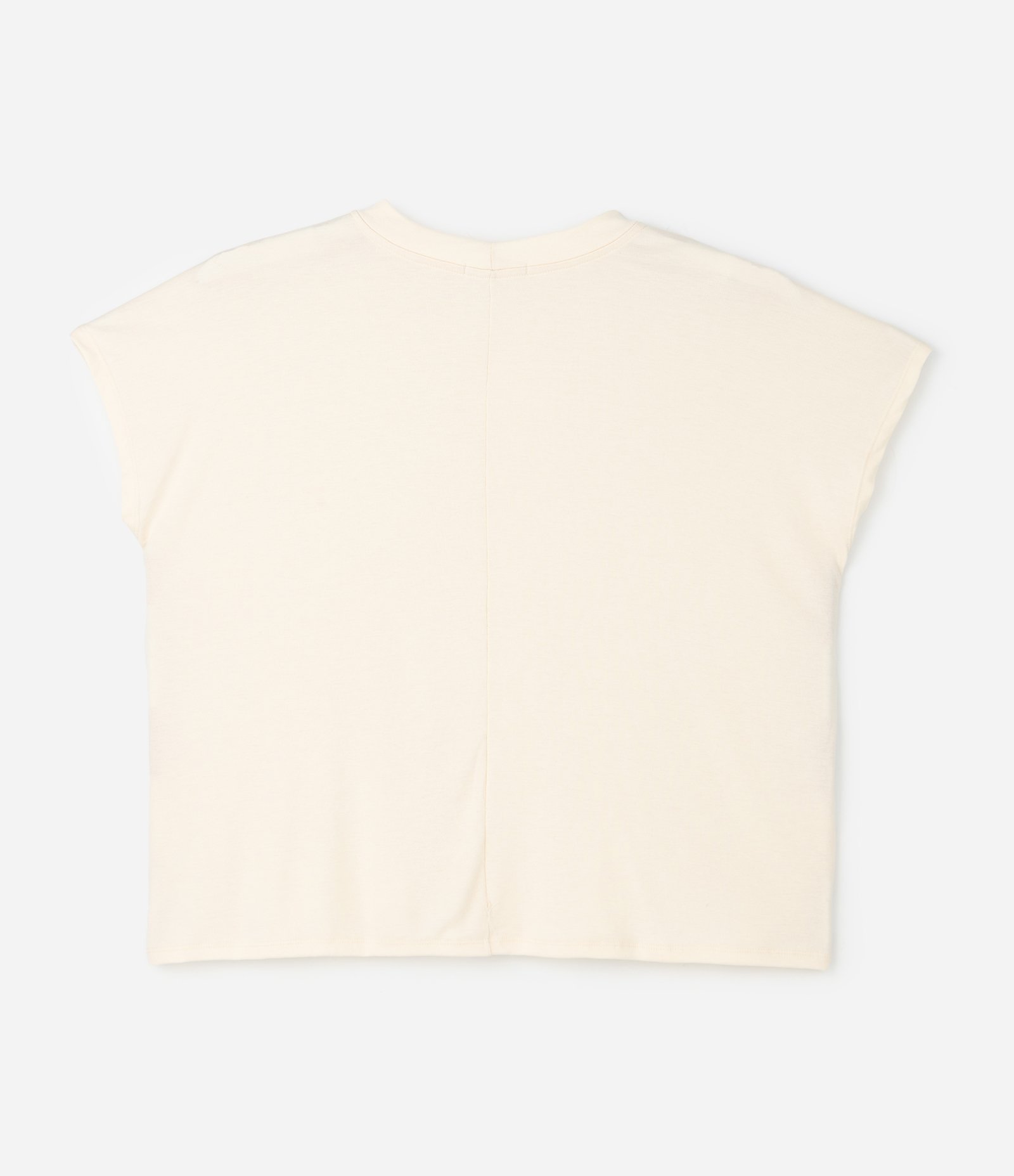 Blusa Básica em Ribana e sem Cava Curve & Plus Size Bege 2